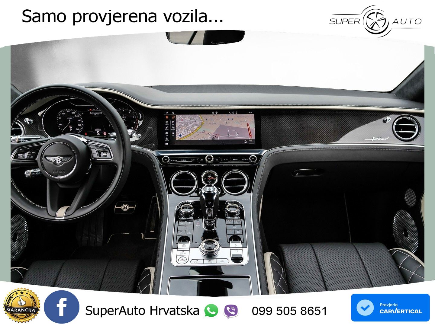 Bentley Continental GT III Speed 6.0 TSI W12 (659 KS) AWD DCT LED+GR SJED+ACC