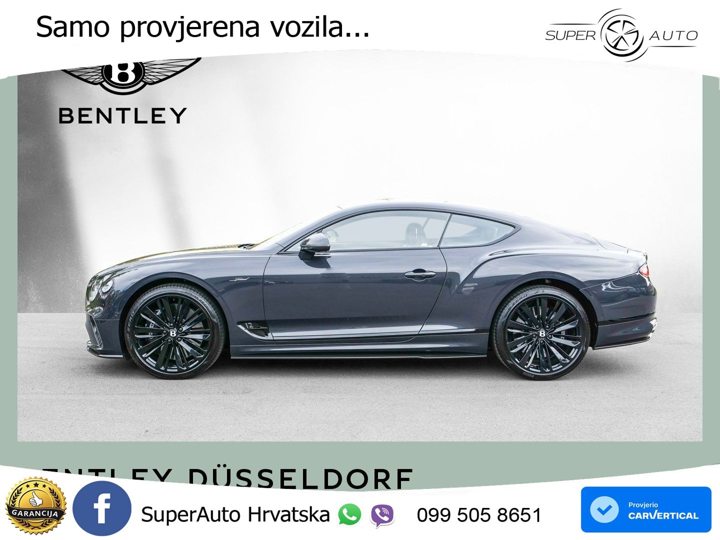 Bentley Continental GT III Speed 6.0 TSI W12 (659 KS) AWD DCT LED+GR SJED+ACC