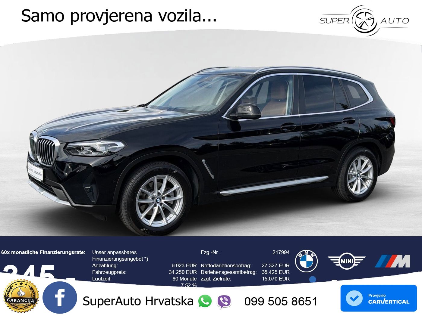 BMW X3 20d xDrive Steptronic
