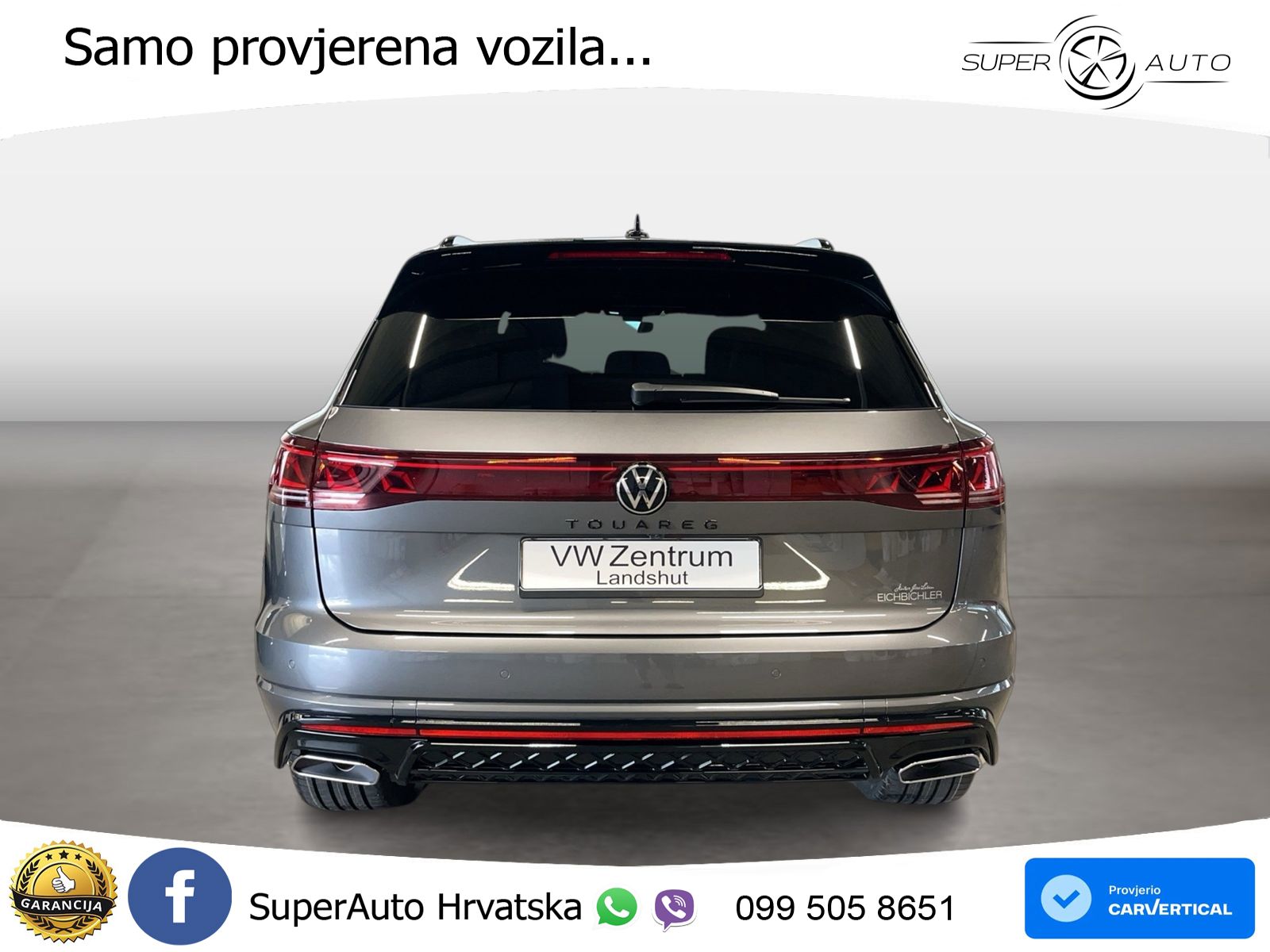 Volkswagen Touareg 3.0 V6 TDI (286 KS) 4MOTION Tiptronic ZRAČNI+ACC+GR SJED+KAM+PANO