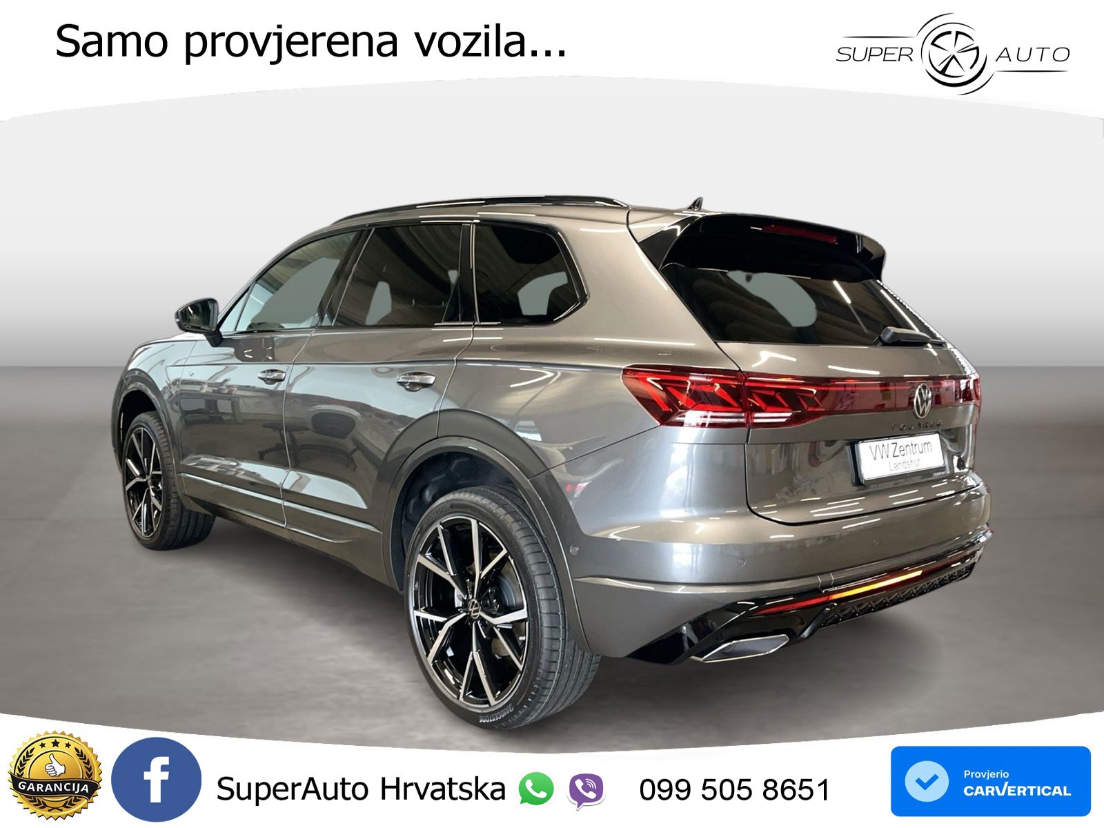 Volkswagen Touareg 3.0 V6 TDI (286 KS) 4MOTION Tiptronic ZRAČNI+ACC+GR SJED+KAM+PANO
