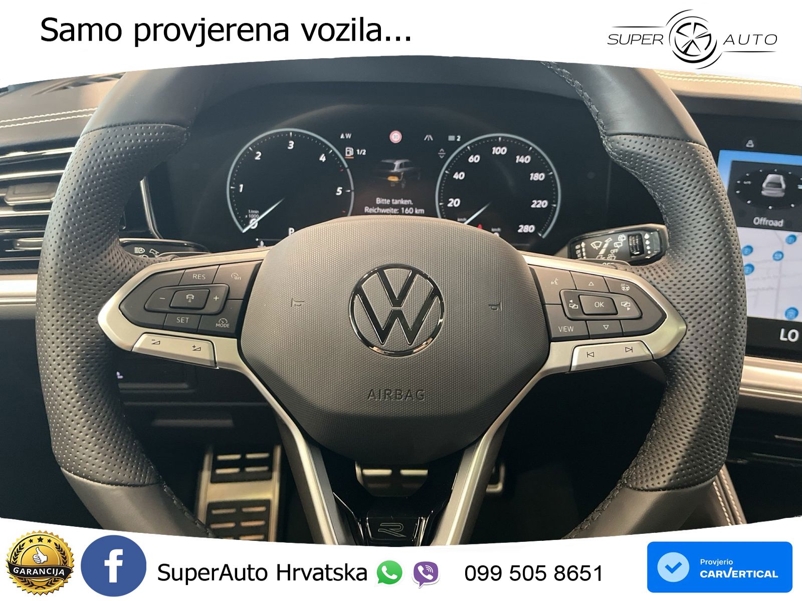 Volkswagen Touareg 3.0 V6 TDI (286 KS) 4MOTION Tiptronic ZRAČNI+ACC+GR SJED+KAM+PANO