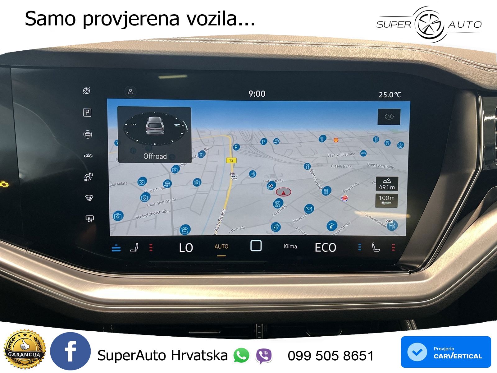 Volkswagen Touareg 3.0 V6 TDI (286 KS) 4MOTION Tiptronic ZRAČNI+ACC+GR SJED+KAM+PANO