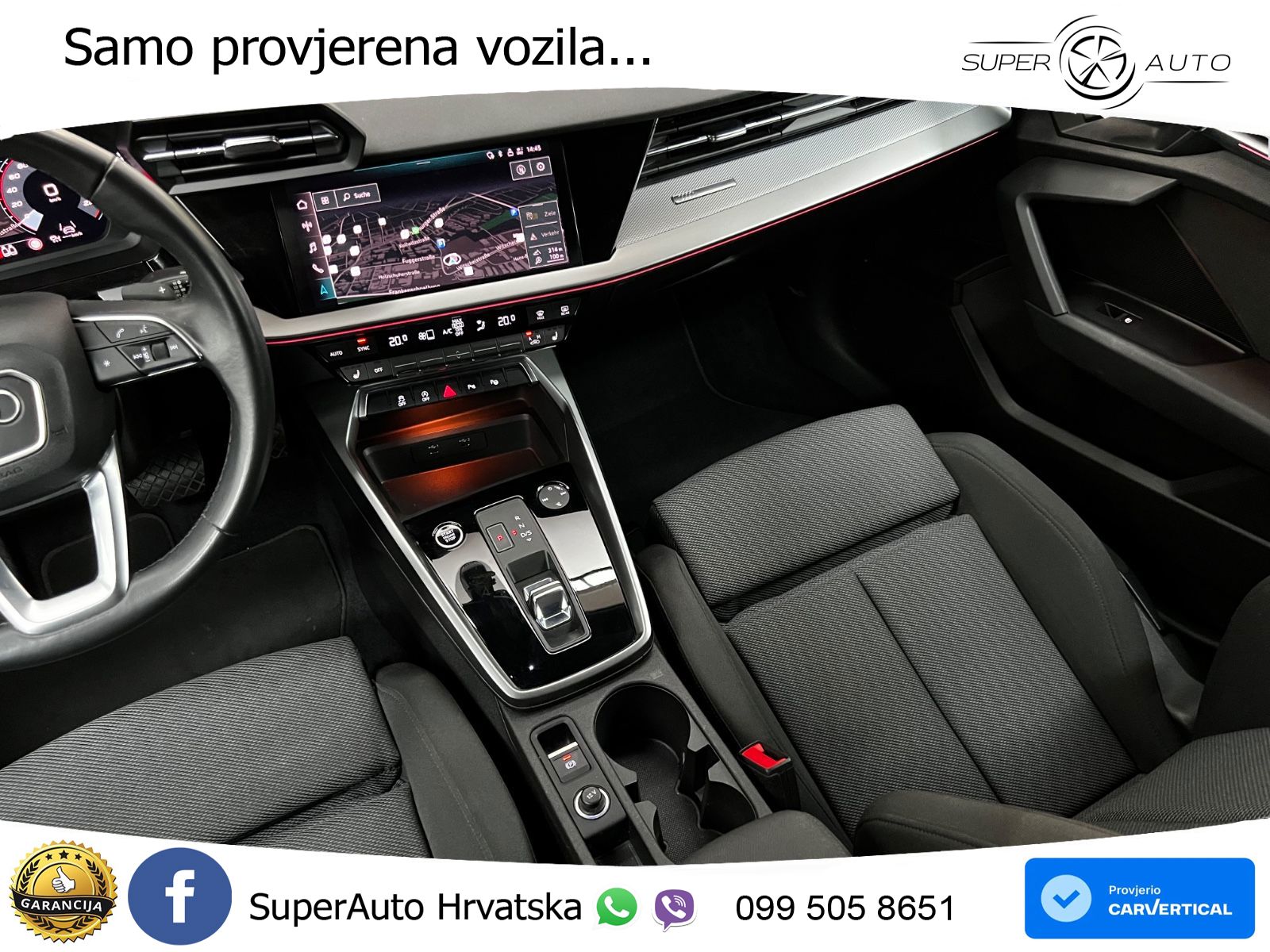 Audi A3 35 TDI (150 KS) S tronic S line LED+GR SJED+ACC