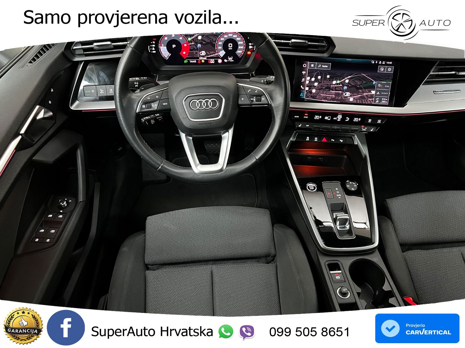 Audi A3 35 TDI (150 KS) S tronic S line LED+GR SJED+ACC