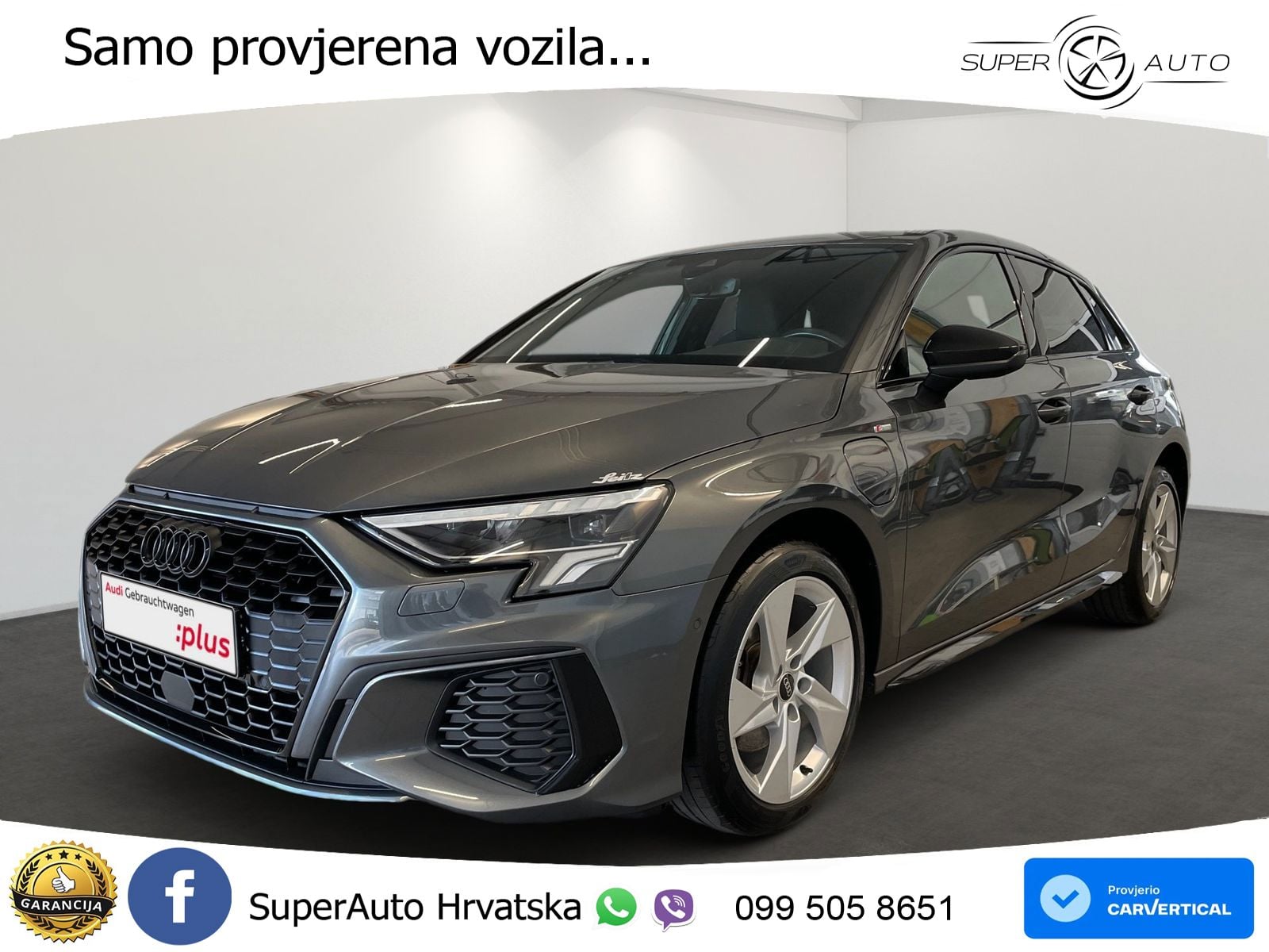 Audi A3 40 TFSIe (204 KS) S tronic S line LED+GR SJED+ACC