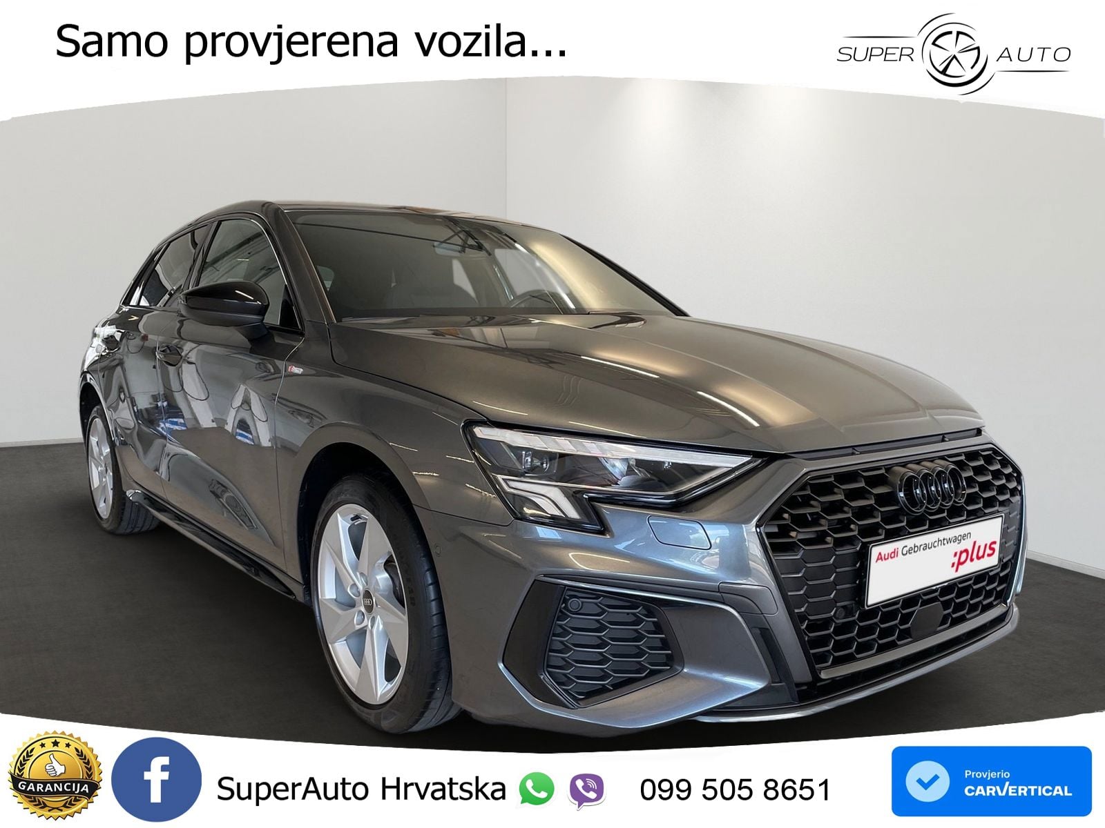 Audi A3 40 TFSIe (204 KS) S tronic S line LED+GR SJED+ACC