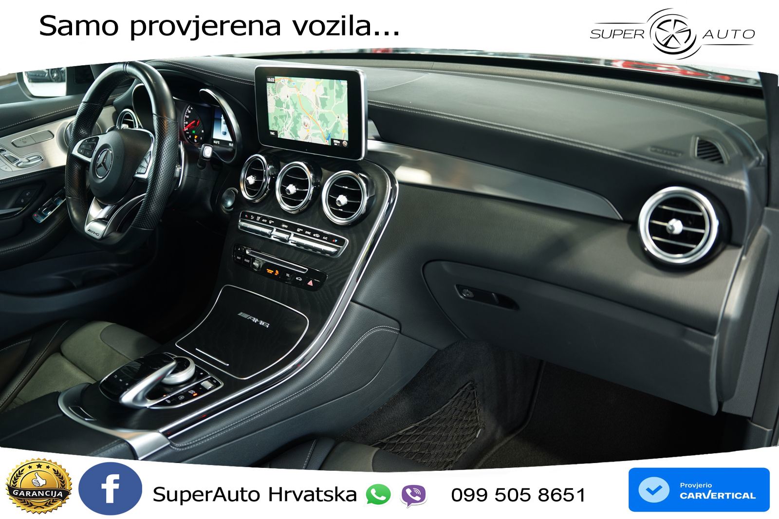 Mercedes GLC Coupe AMG 63 (476 KS) 4MATIC+ MCT ZRAČNI+ACC+GR SJED+KAM+PANO