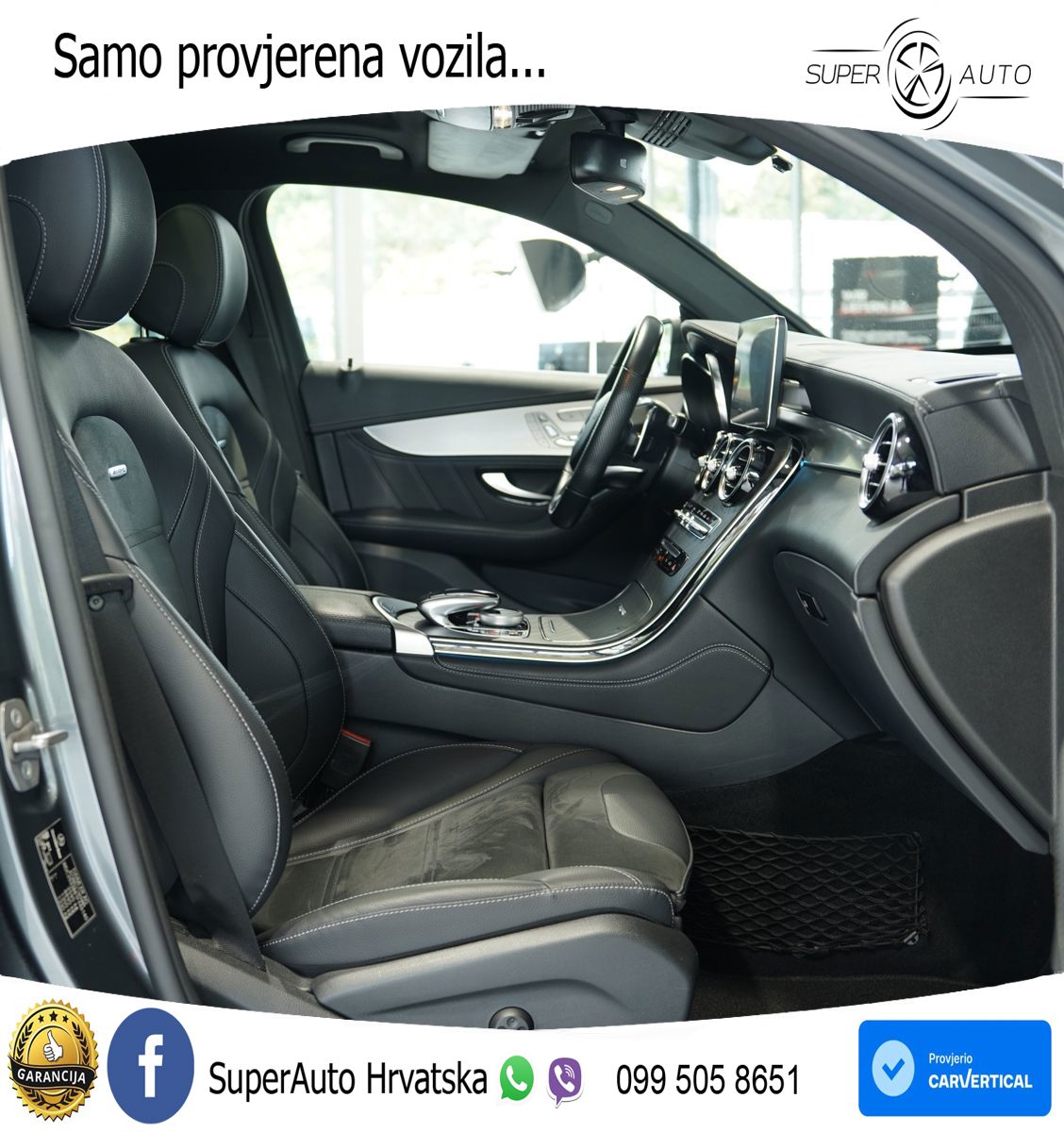 Mercedes GLC Coupe AMG 63 (476 KS) 4MATIC+ MCT ZRAČNI+ACC+GR SJED+KAM+PANO