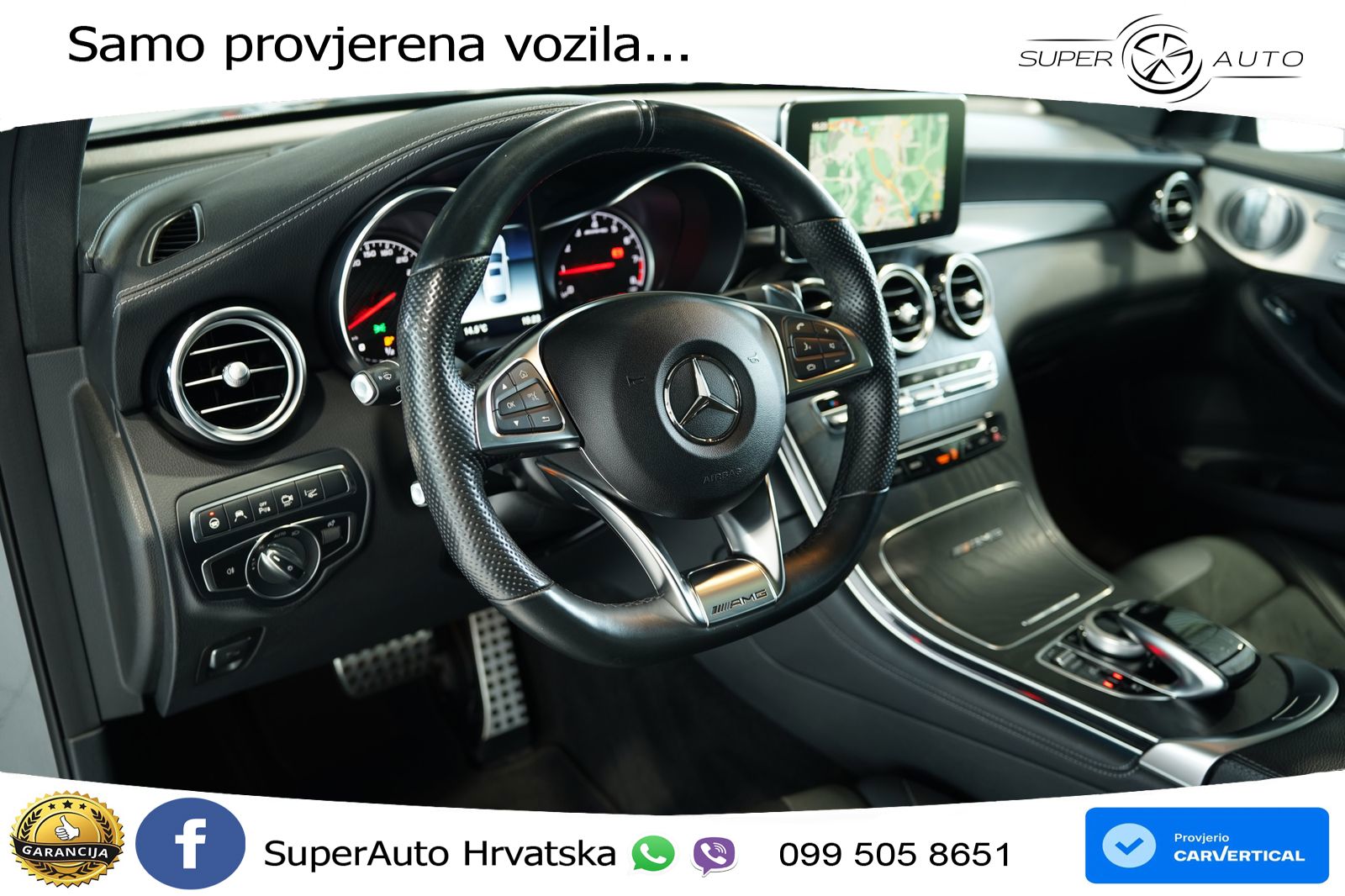 Mercedes GLC Coupe AMG 63 (476 KS) 4MATIC+ MCT ZRAČNI+ACC+GR SJED+KAM+PANO