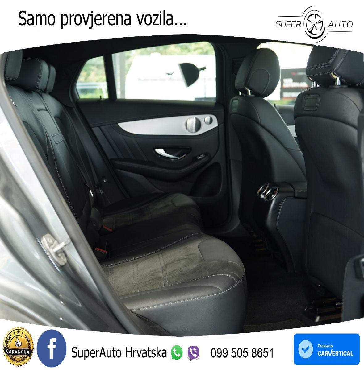 Mercedes GLC Coupe AMG 63 (476 KS) 4MATIC+ MCT ZRAČNI+ACC+GR SJED+KAM+PANO