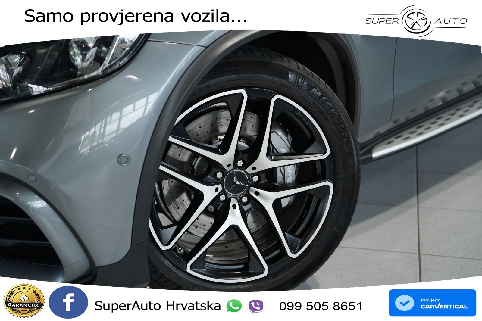 Mercedes GLC Coupe AMG 63 (476 KS) 4MATIC+ MCT ZRAČNI+ACC+GR SJED+KAM+PANO