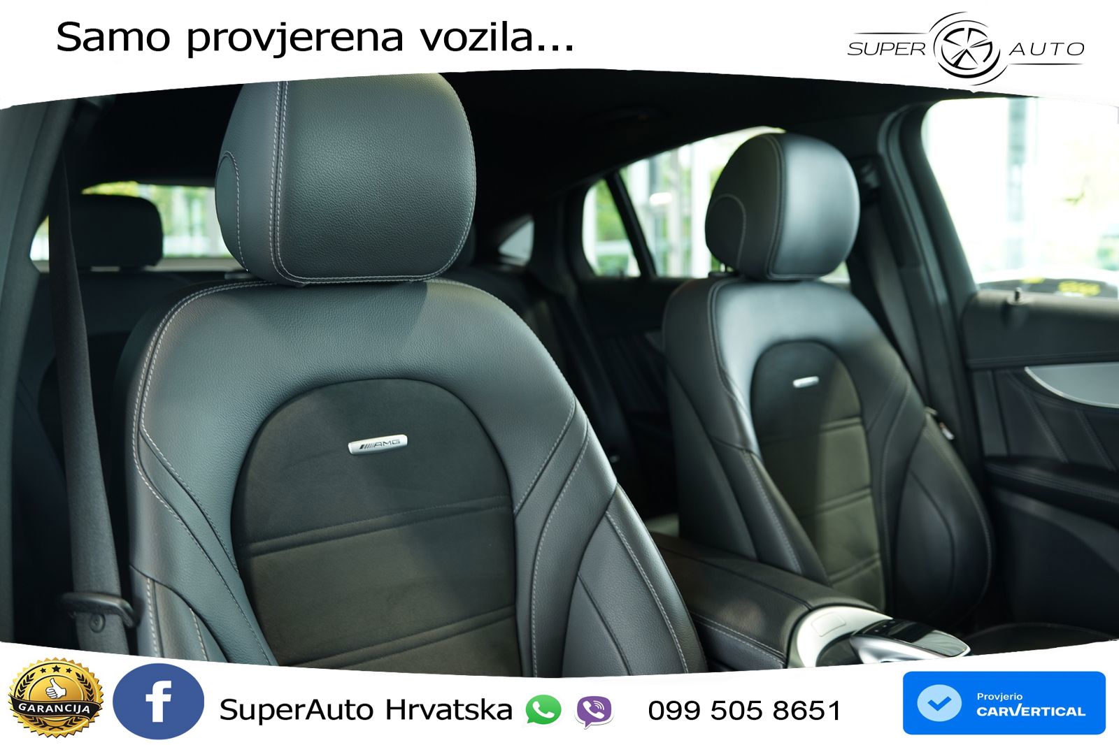 Mercedes GLC Coupe AMG 63 (476 KS) 4MATIC+ MCT ZRAČNI+ACC+GR SJED+KAM+PANO