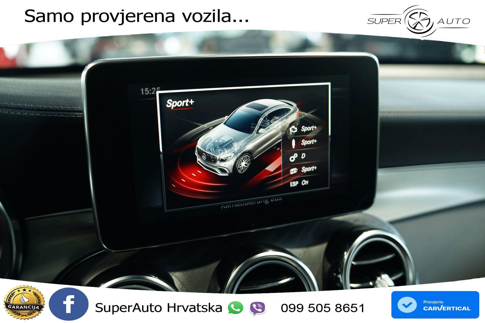Mercedes GLC Coupe AMG 63 (476 KS) 4MATIC+ MCT ZRAČNI+ACC+GR SJED+KAM+PANO
