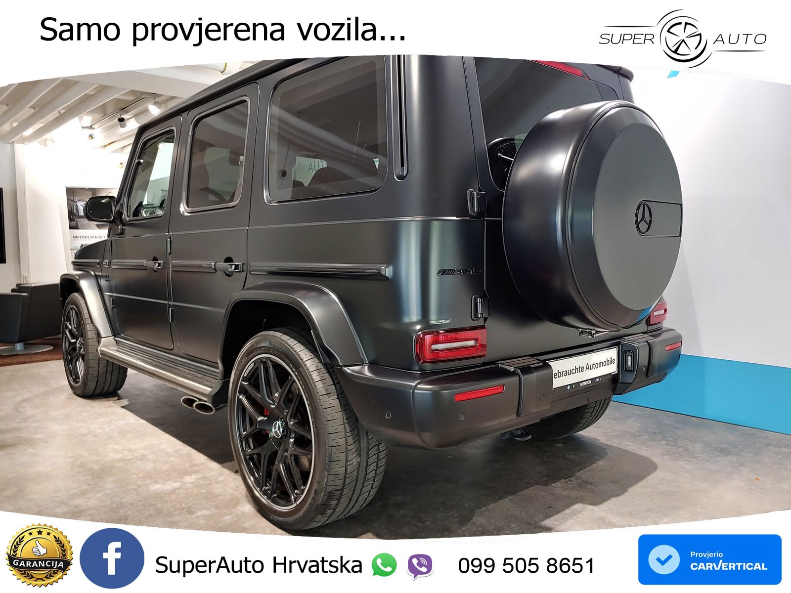Mercedes AMG G 63 Long V8 (585 KS) 4MATIC 9G-TRONIC AMG SPEEDSHIFT PLUS LED+GR SJED+ACC