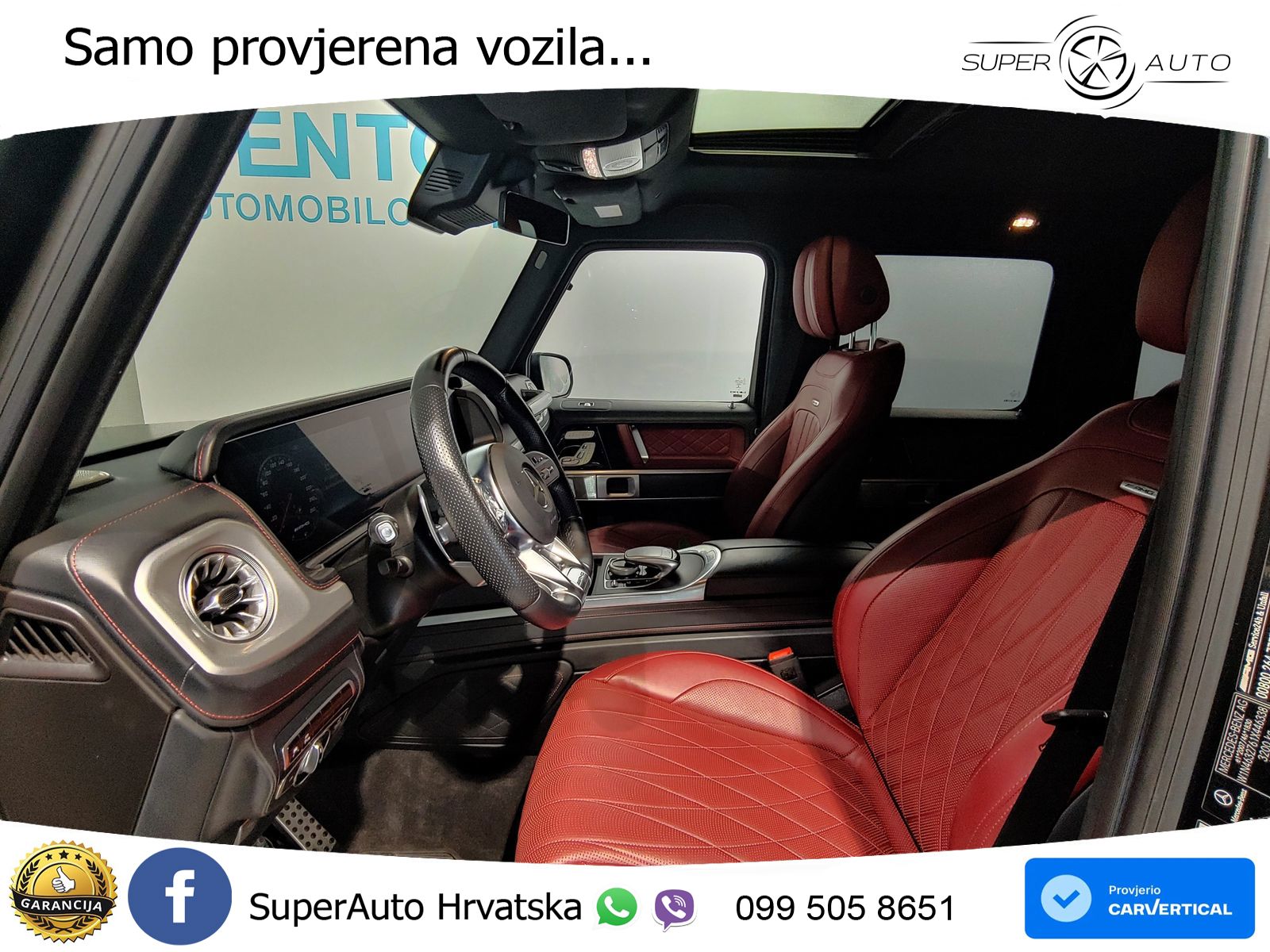 Mercedes AMG G 63 Long V8 (585 KS) 4MATIC 9G-TRONIC AMG SPEEDSHIFT PLUS LED+GR SJED+ACC