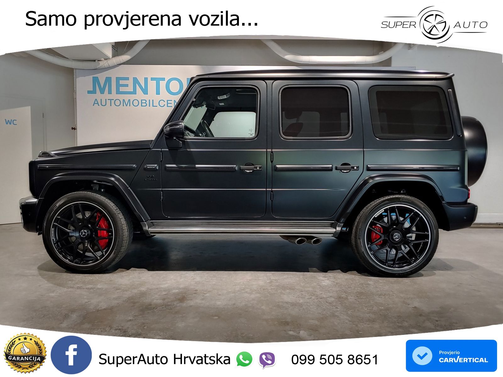 Mercedes AMG G 63 Long V8 (585 KS) 4MATIC 9G-TRONIC AMG SPEEDSHIFT PLUS LED+GR SJED+ACC