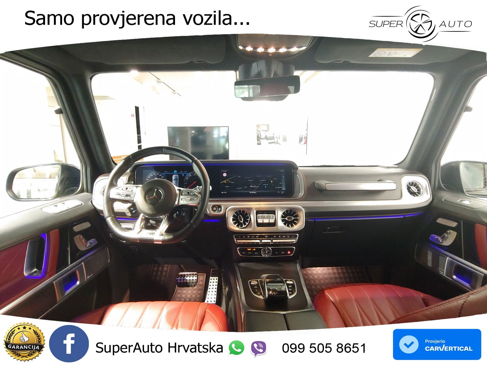 Mercedes AMG G 63 Long V8 (585 KS) 4MATIC 9G-TRONIC AMG SPEEDSHIFT PLUS LED+GR SJED+ACC