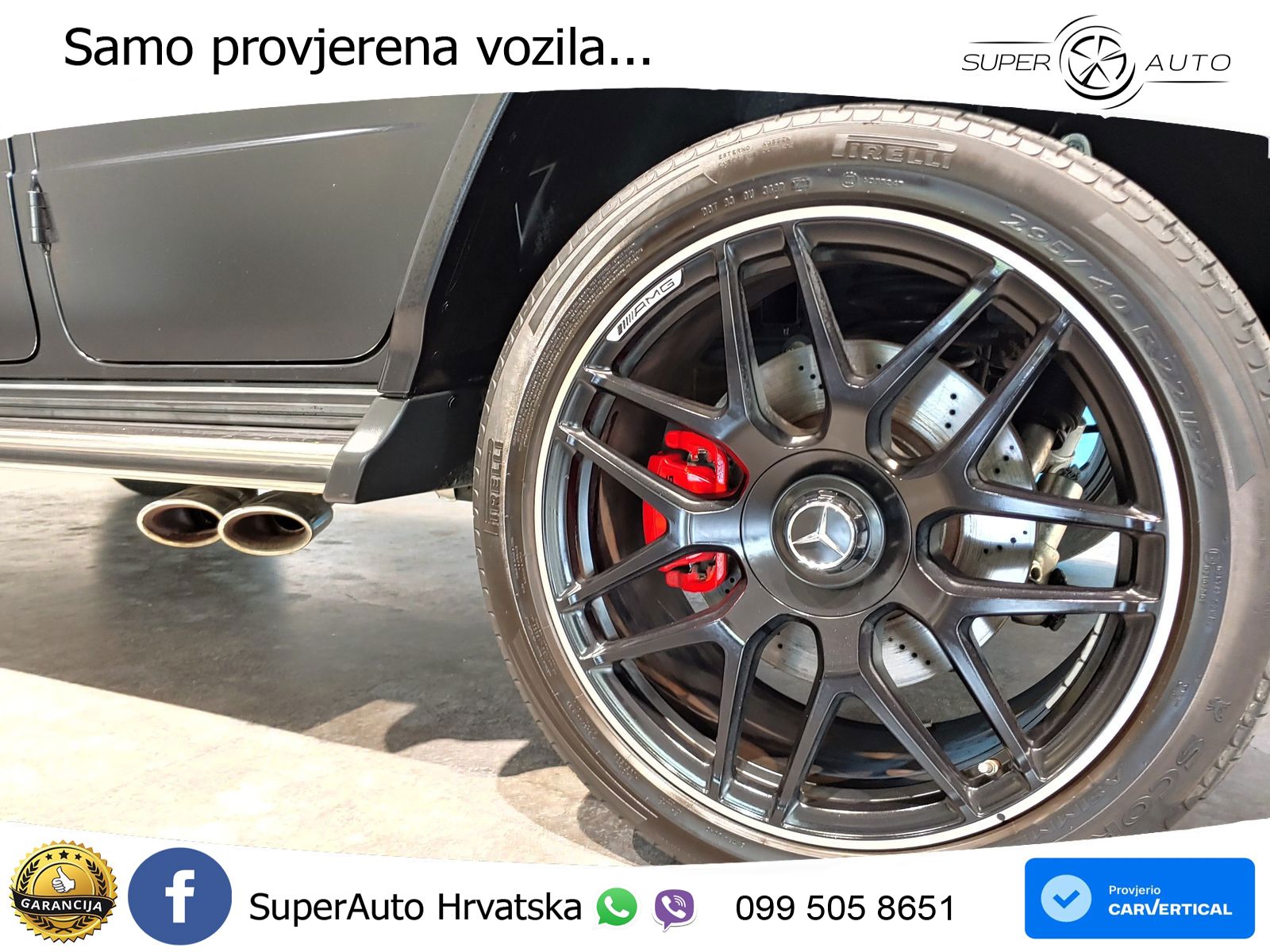 Mercedes AMG G 63 Long V8 (585 KS) 4MATIC 9G-TRONIC AMG SPEEDSHIFT PLUS LED+GR SJED+ACC