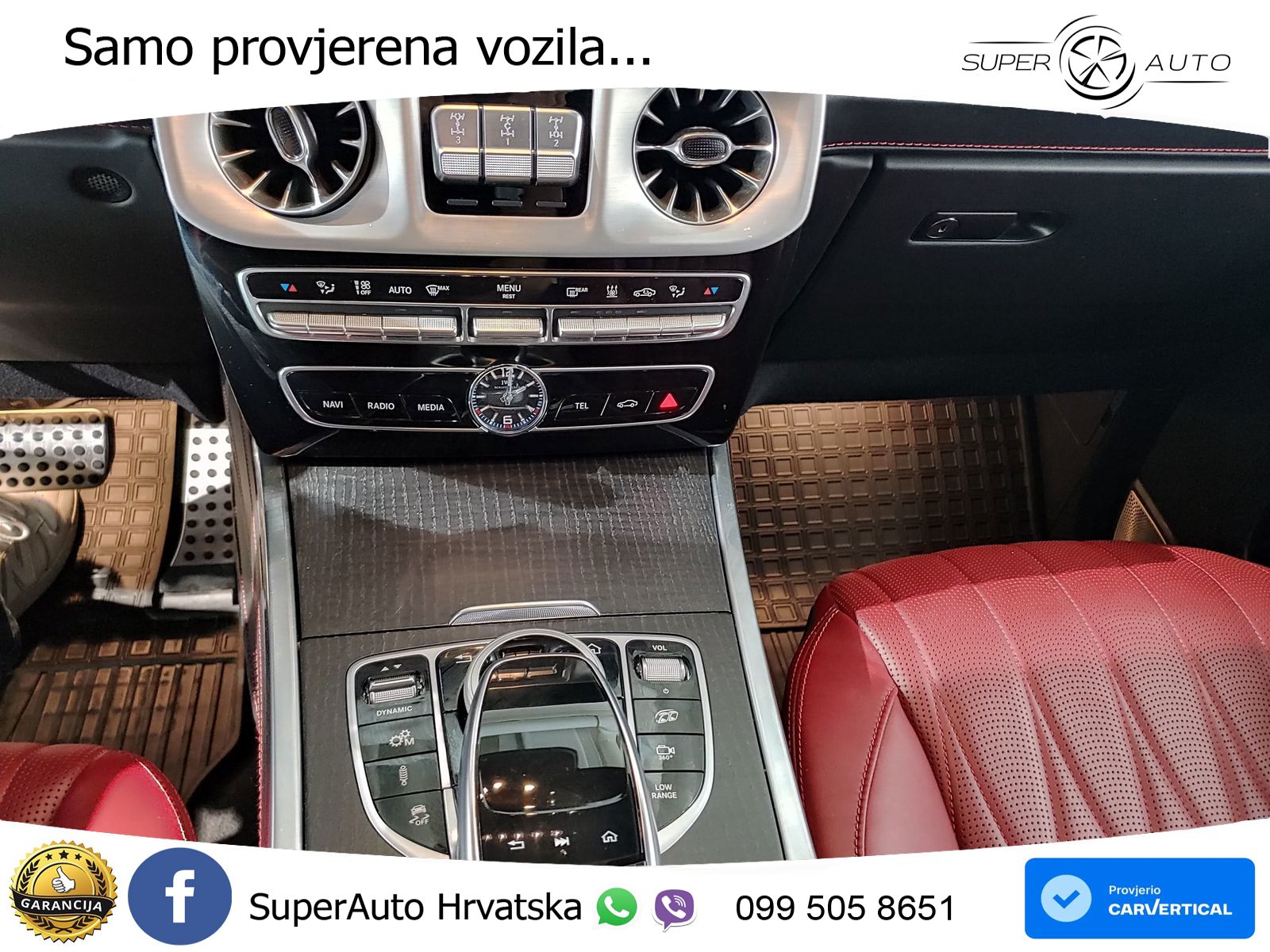 Mercedes AMG G 63 Long V8 (585 KS) 4MATIC 9G-TRONIC AMG SPEEDSHIFT PLUS LED+GR SJED+ACC