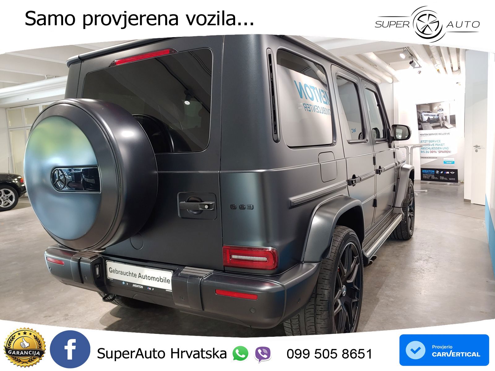 Mercedes AMG G 63 Long V8 (585 KS) 4MATIC 9G-TRONIC AMG SPEEDSHIFT PLUS LED+GR SJED+ACC