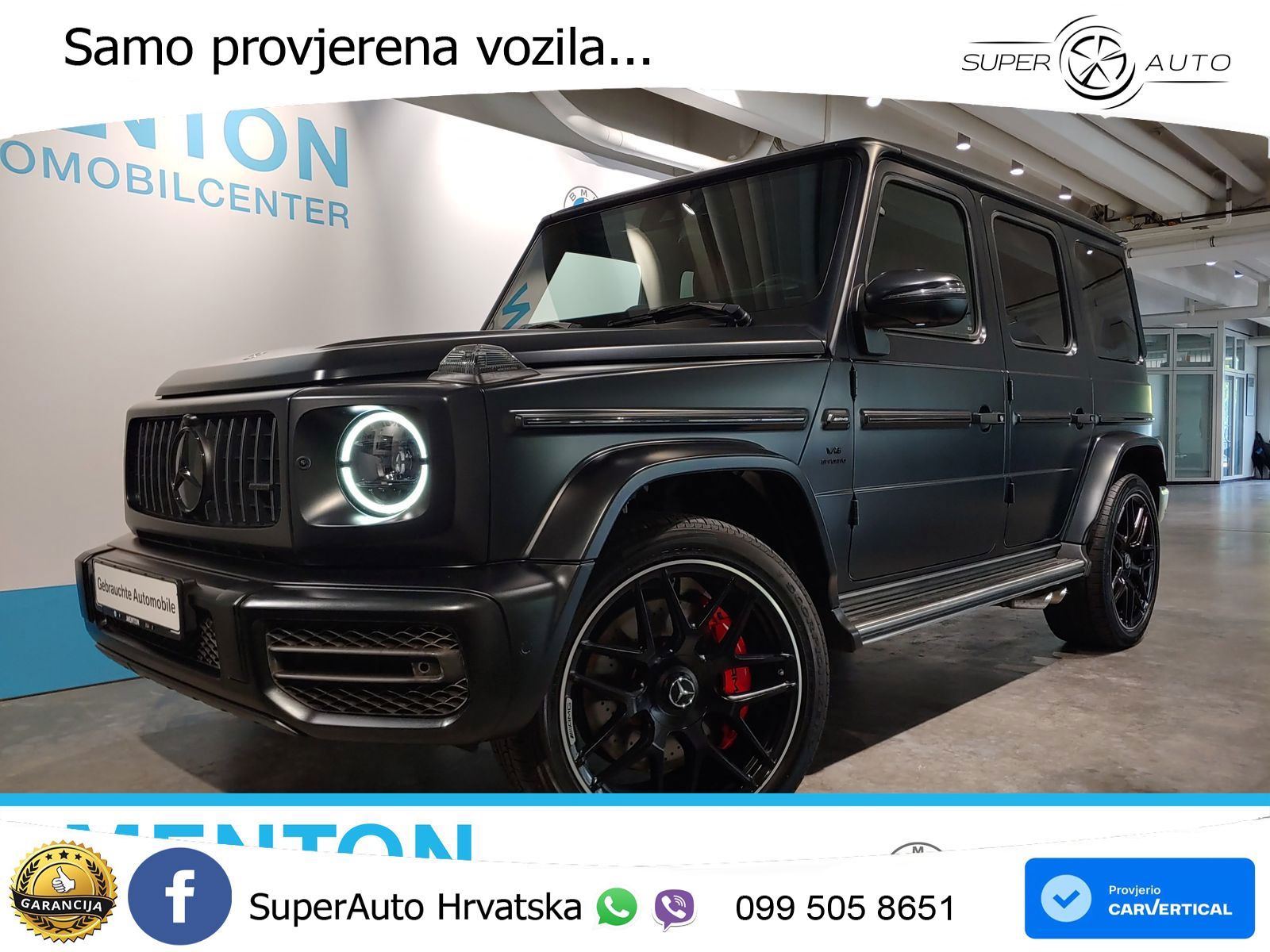 Mercedes AMG G 63 Long V8 (585 KS) 4MATIC 9G-TRONIC AMG SPEEDSHIFT PLUS LED+GR SJED+ACC