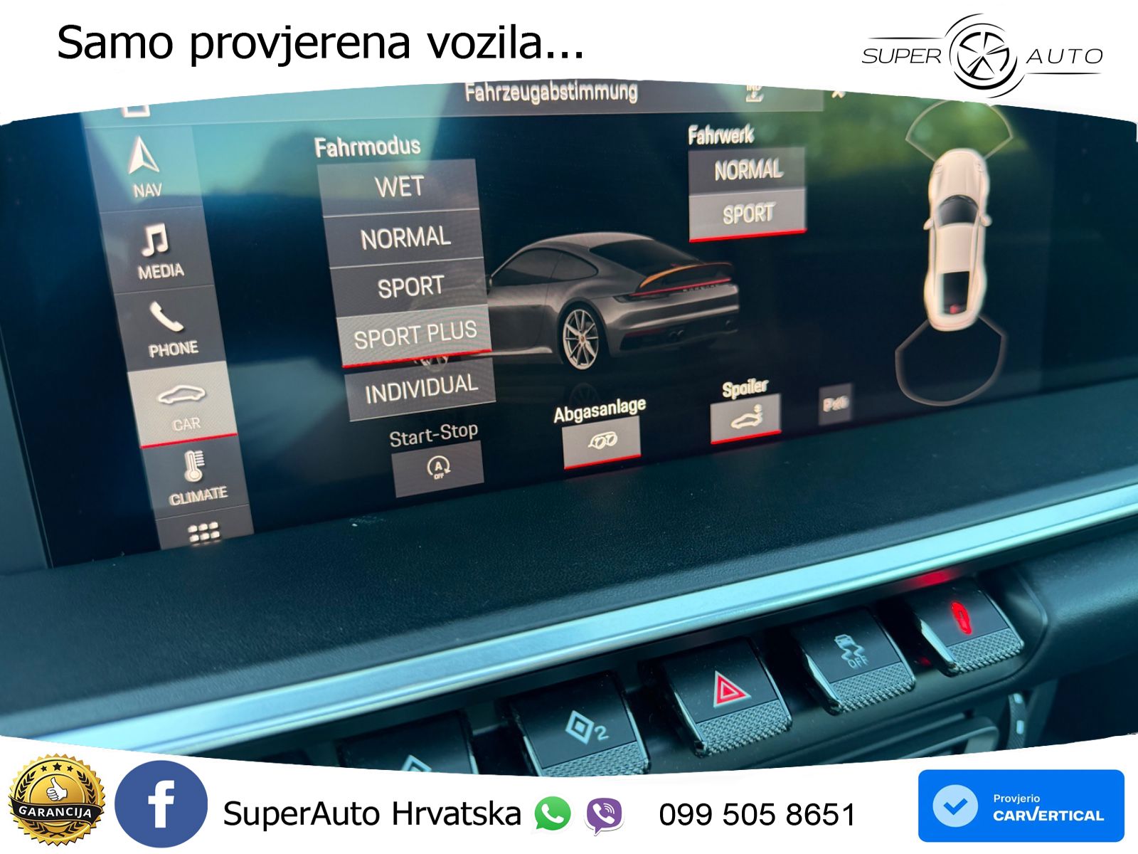 Porsche 911 Carrera S 3.0 (450 KS) PDK LED+GR SJED+ACC