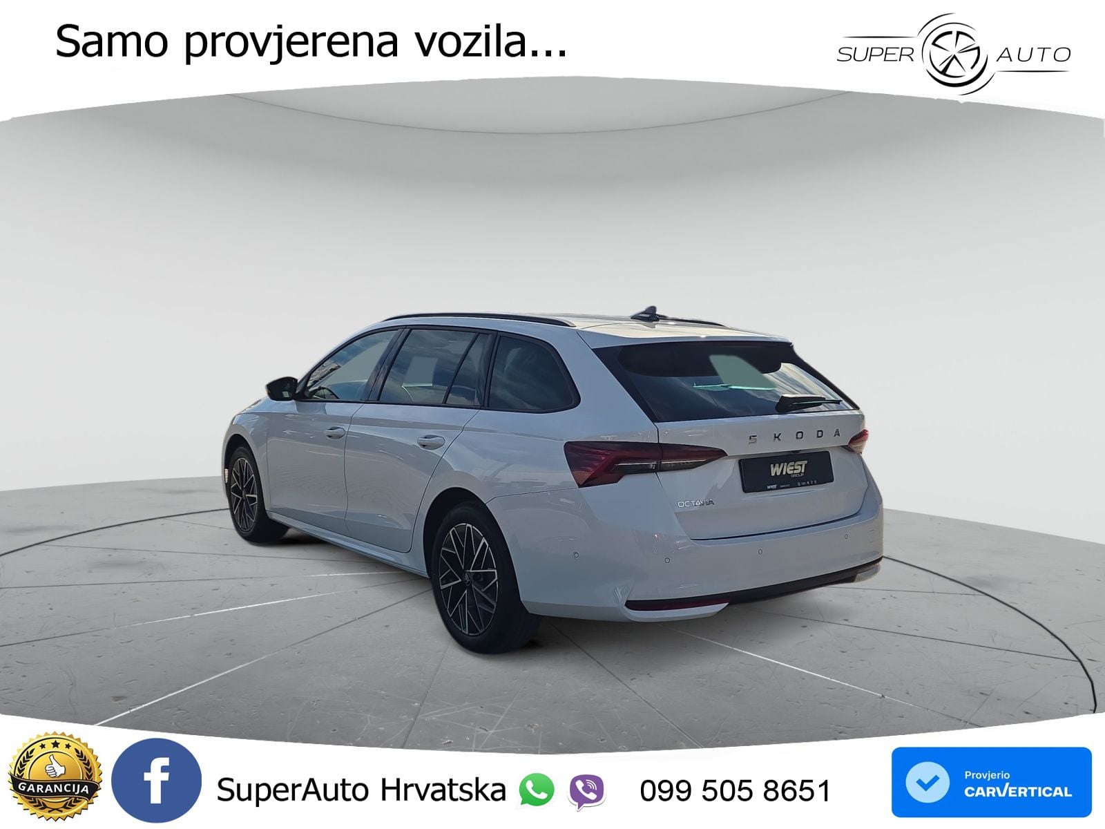 Škoda Octavia Combi 2.0 TDI (150 KS) DSG LED+GR SJED+ACC