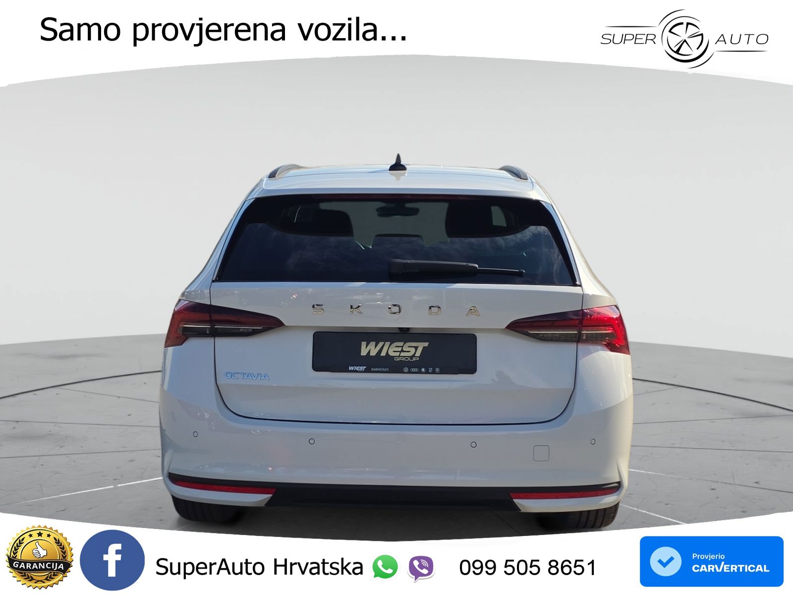 Škoda Octavia Combi 2.0 TDI (150 KS) DSG LED+GR SJED+ACC