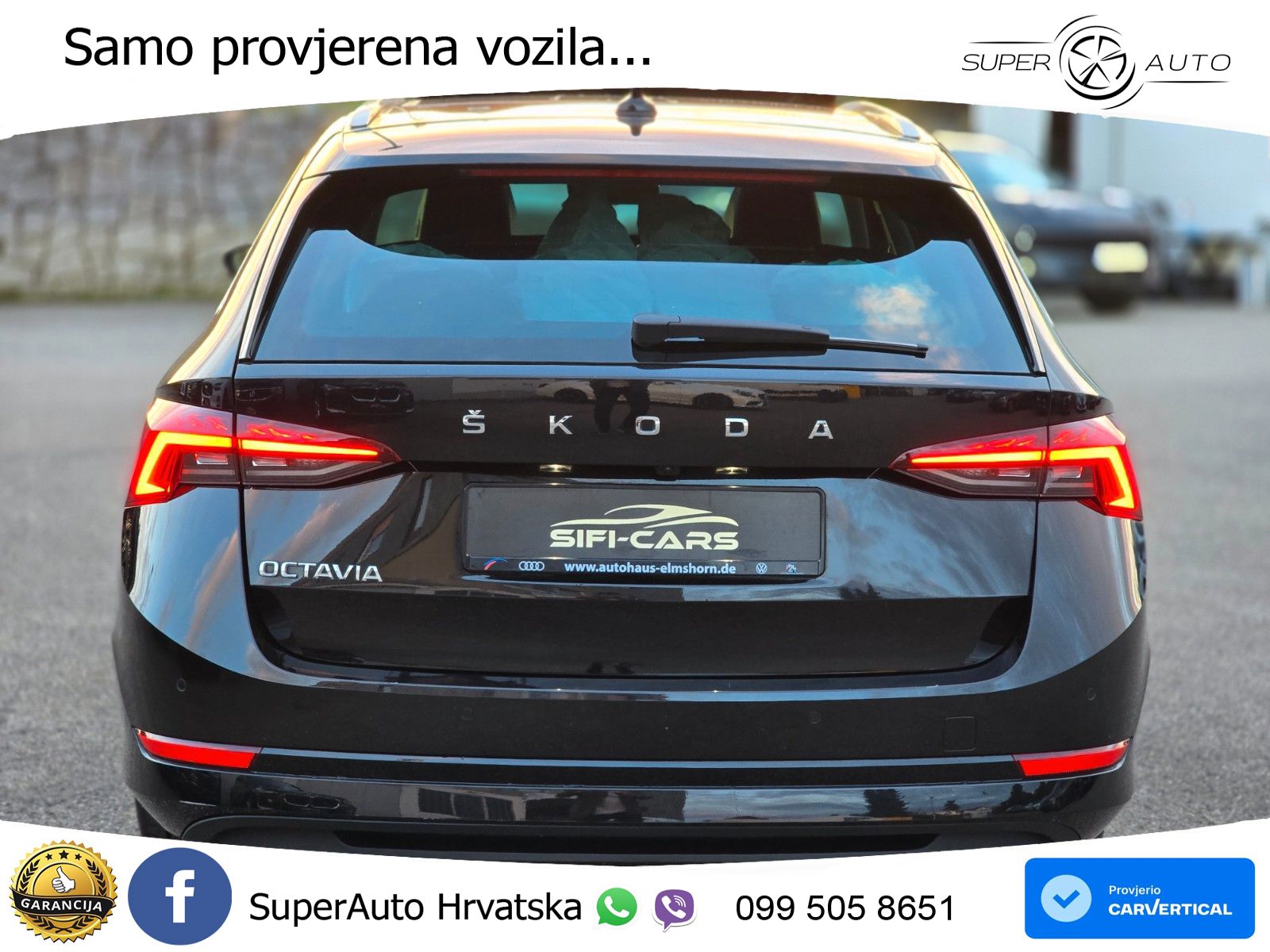 Škoda Octavia Combi 2.0 TDI (150 KS) DSG LED+GR SJED+ACC