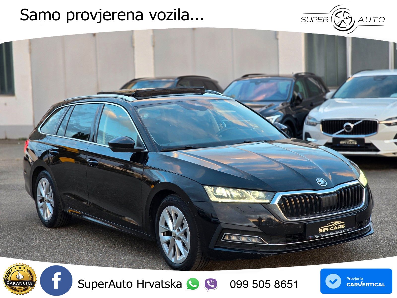 Škoda Octavia Combi 2.0 TDI (150 KS) DSG LED+GR SJED+ACC