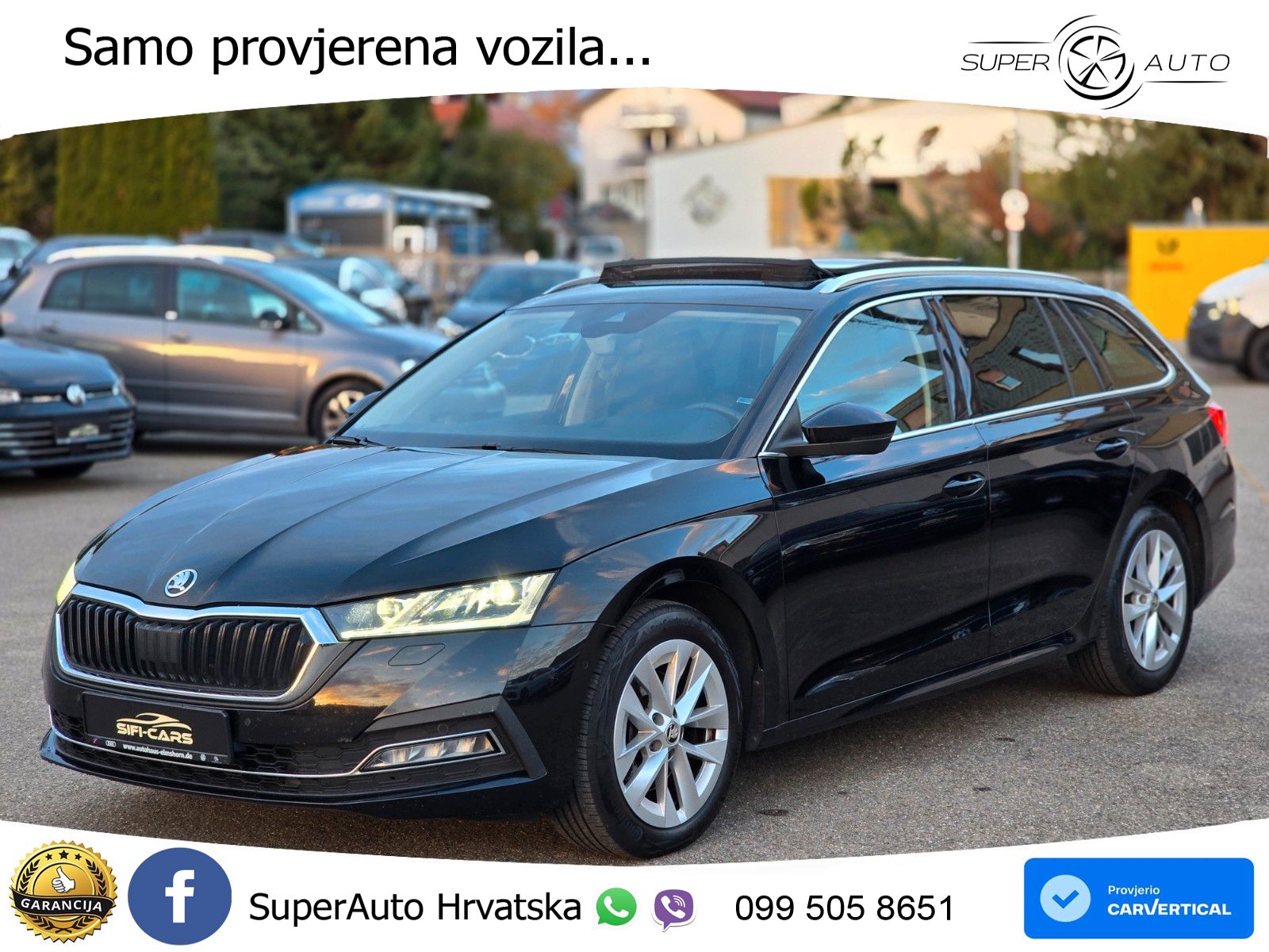 Škoda Octavia Combi 2.0 TDI (150 KS) DSG LED+GR SJED+ACC