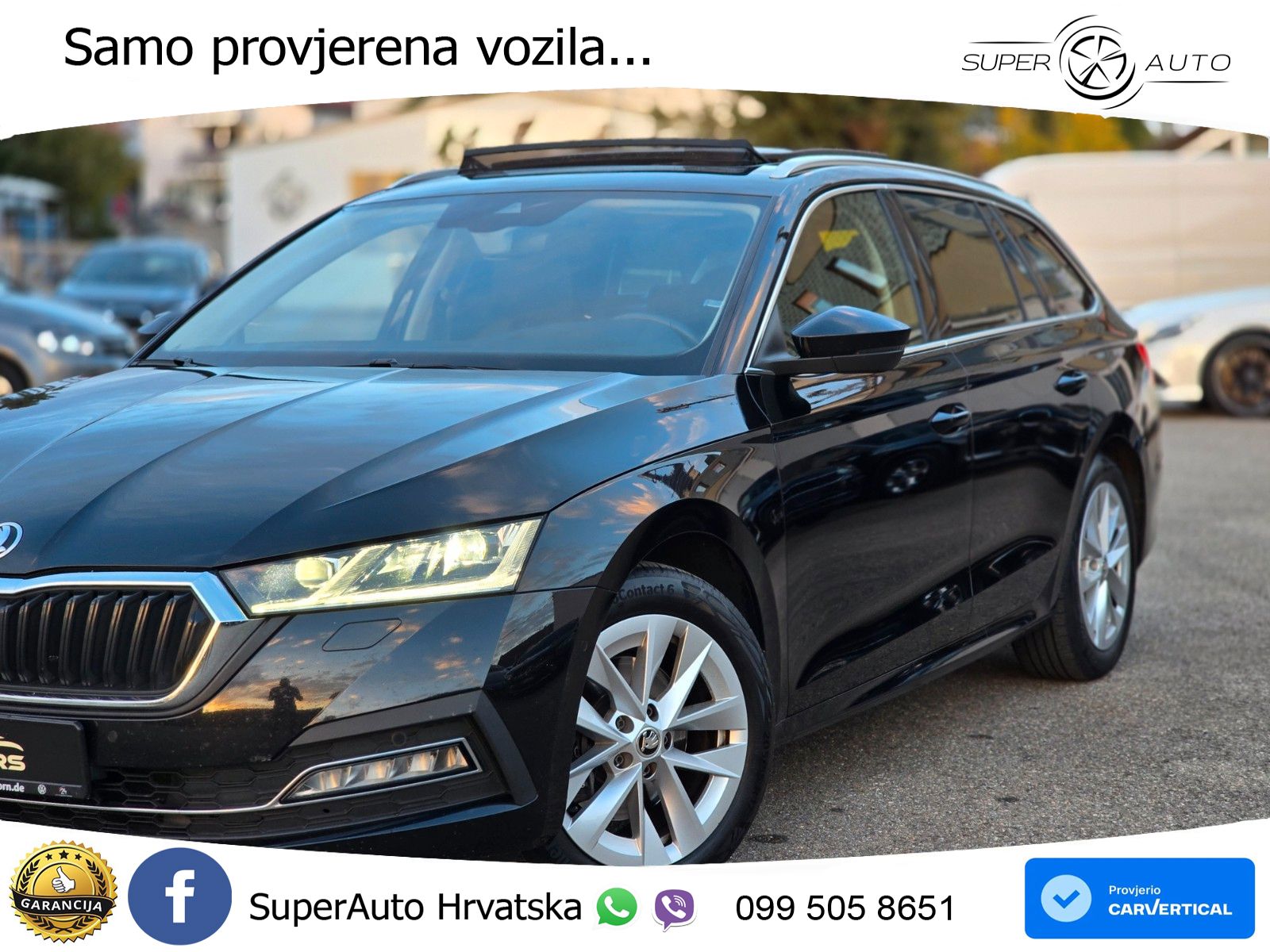Škoda Octavia Combi 2.0 TDI (150 KS) DSG LED+GR SJED+ACC