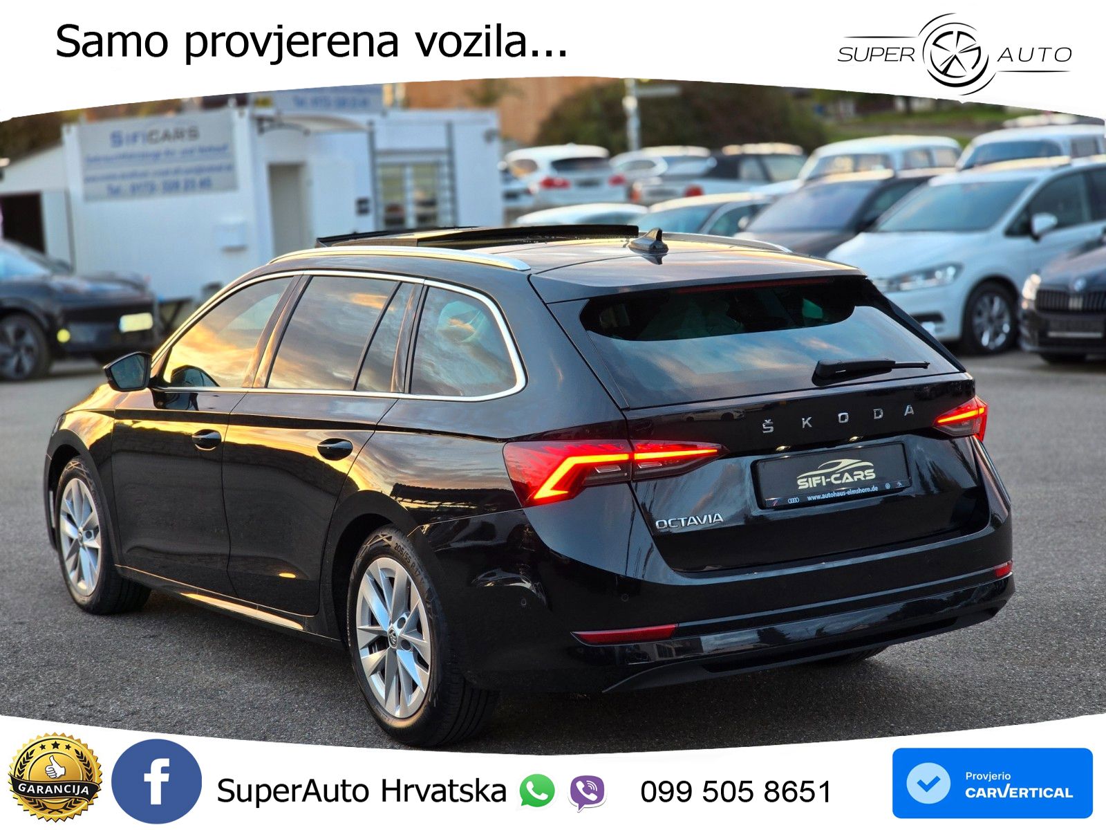 Škoda Octavia Combi 2.0 TDI (150 KS) DSG LED+GR SJED+ACC