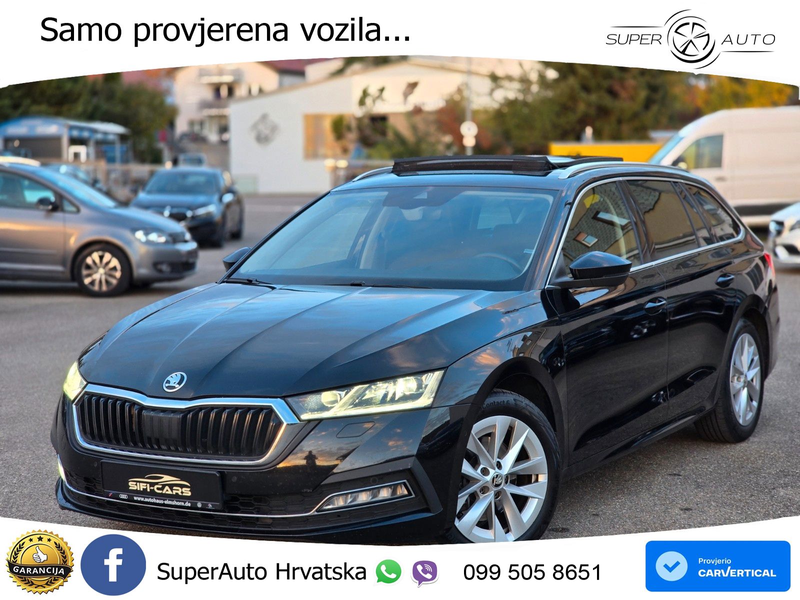 Škoda Octavia Combi 2.0 TDI (150 KS) DSG LED+GR SJED+ACC