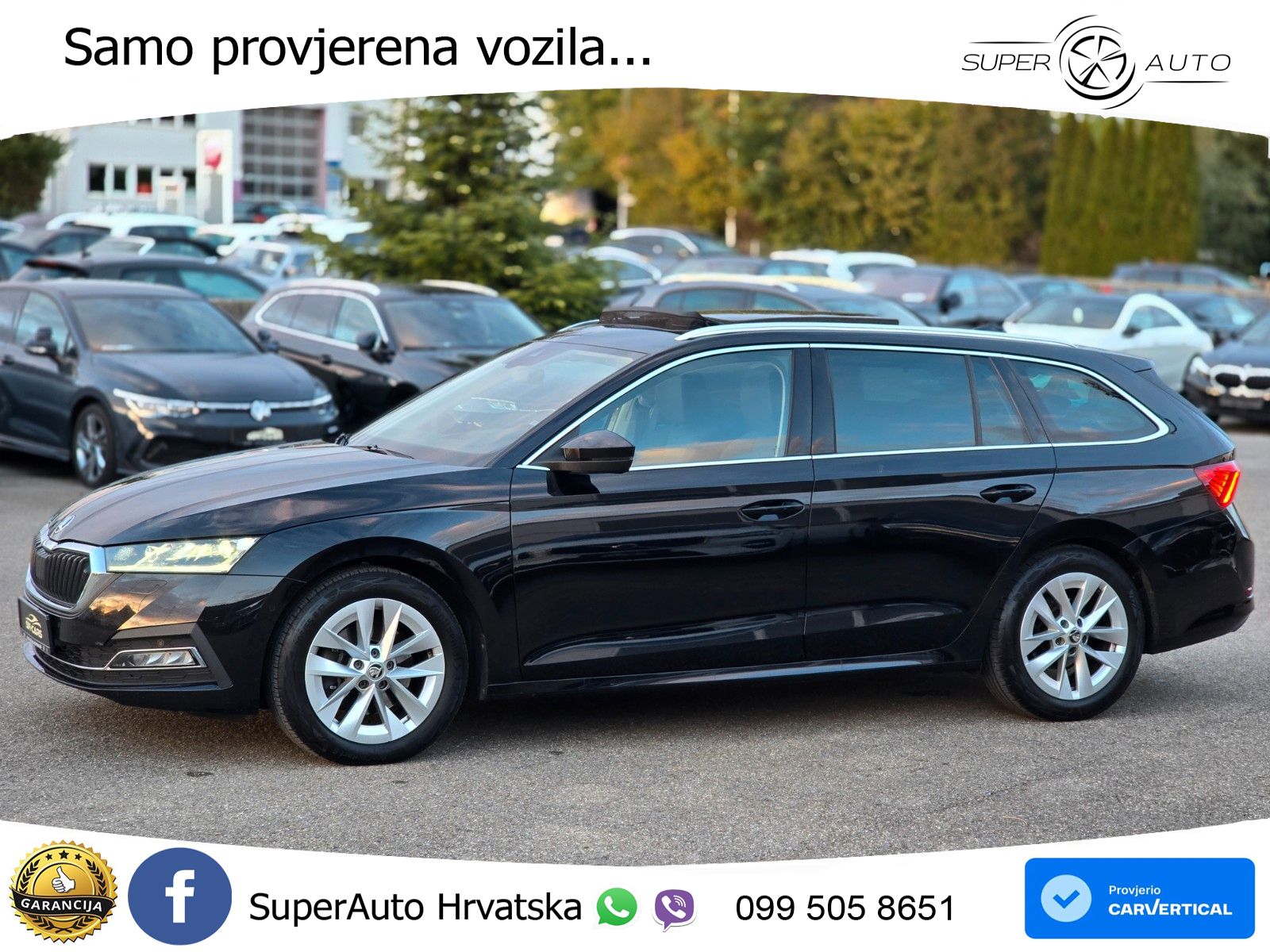 Škoda Octavia Combi 2.0 TDI (150 KS) DSG LED+GR SJED+ACC