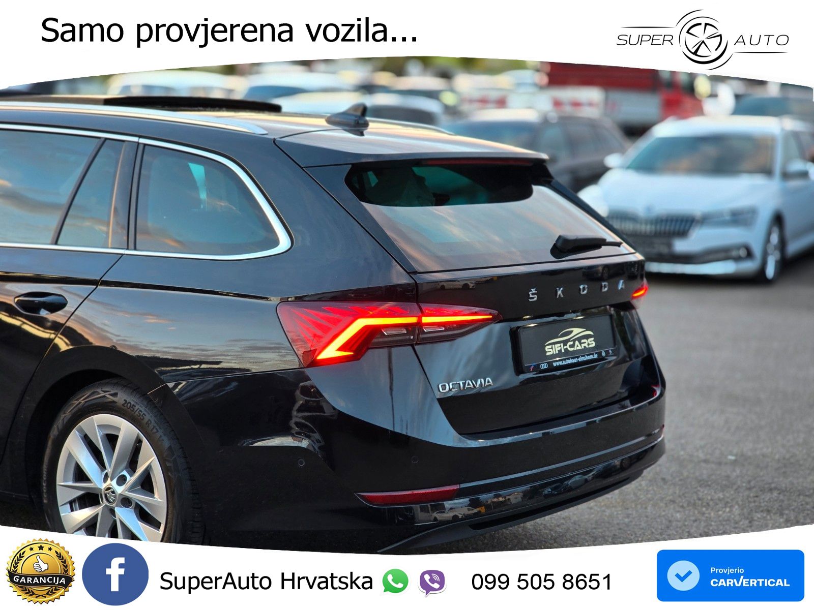 Škoda Octavia Combi 2.0 TDI (150 KS) DSG LED+GR SJED+ACC