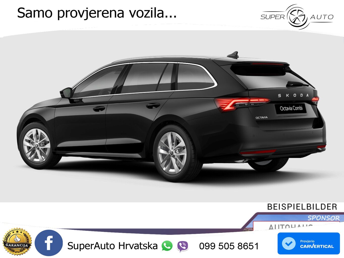 Škoda Octavia Combi 1.5 TSI (150 KS) DSG LED+GR SJED+ACC