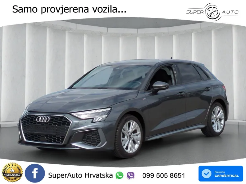 Audi A3 35 TFSI (150 KS) S tronic S line LED+GR SJED+ACC