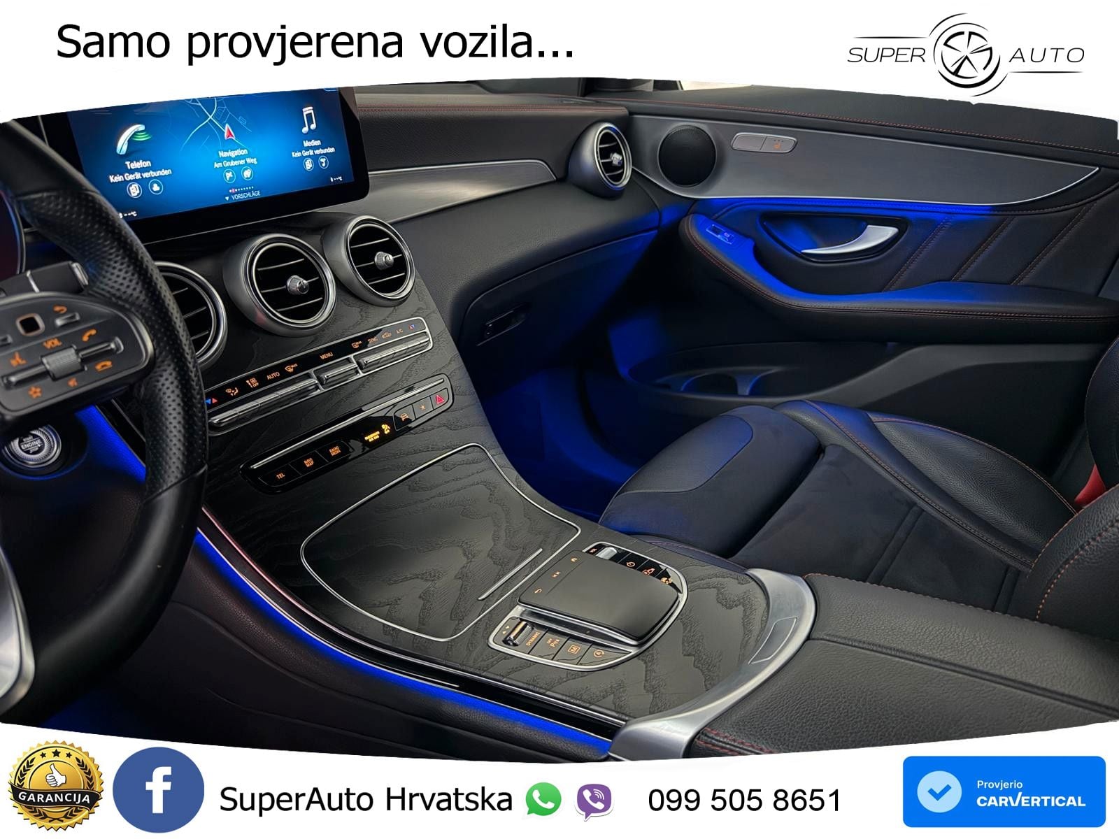 Mercedes GLC 220d (194 KS) 4MATIC G-TRONIC AMG LED+GR SJED+ACC