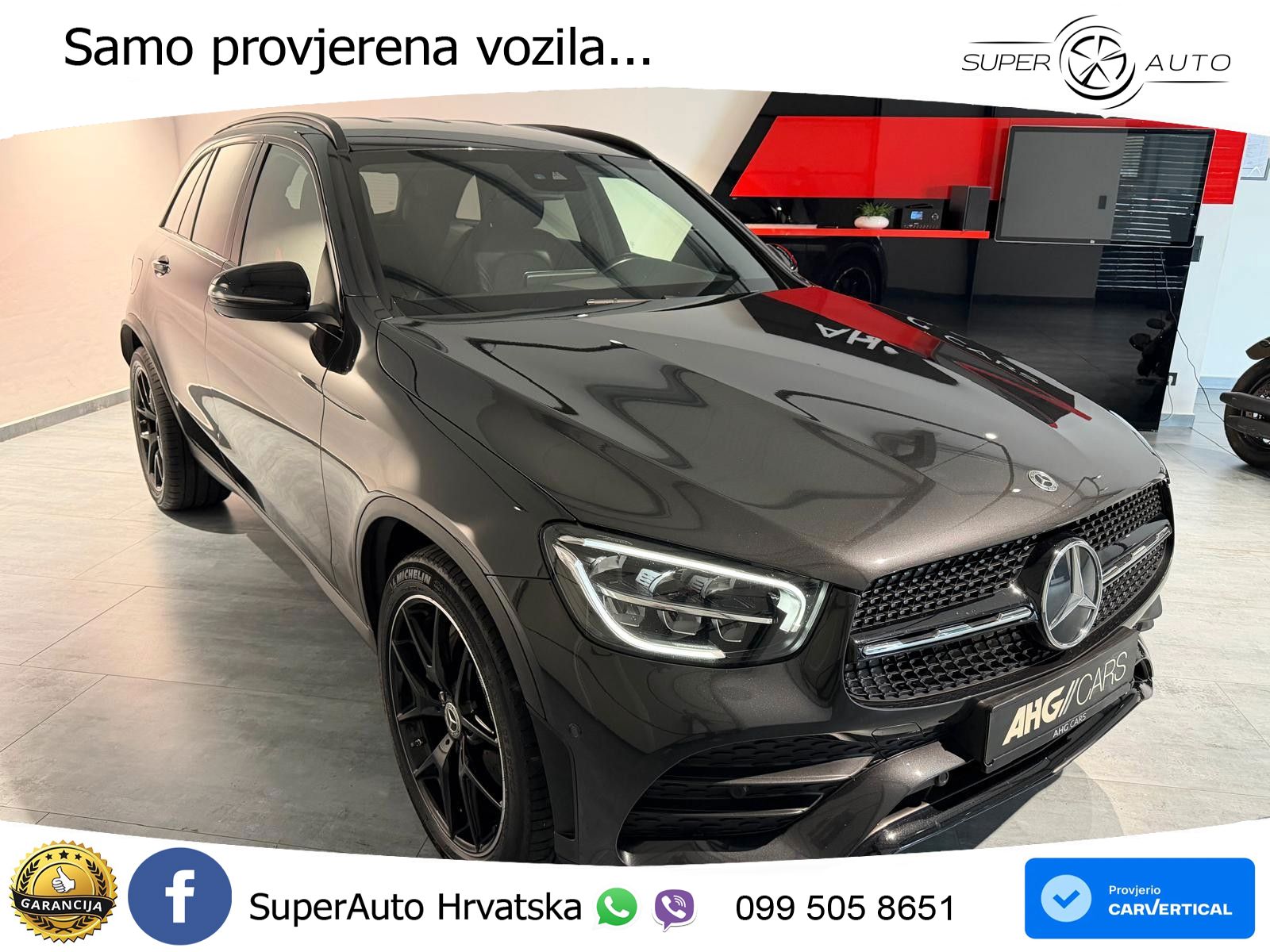 Mercedes GLC 220d (194 KS) 4MATIC G-TRONIC AMG LED+GR SJED+ACC