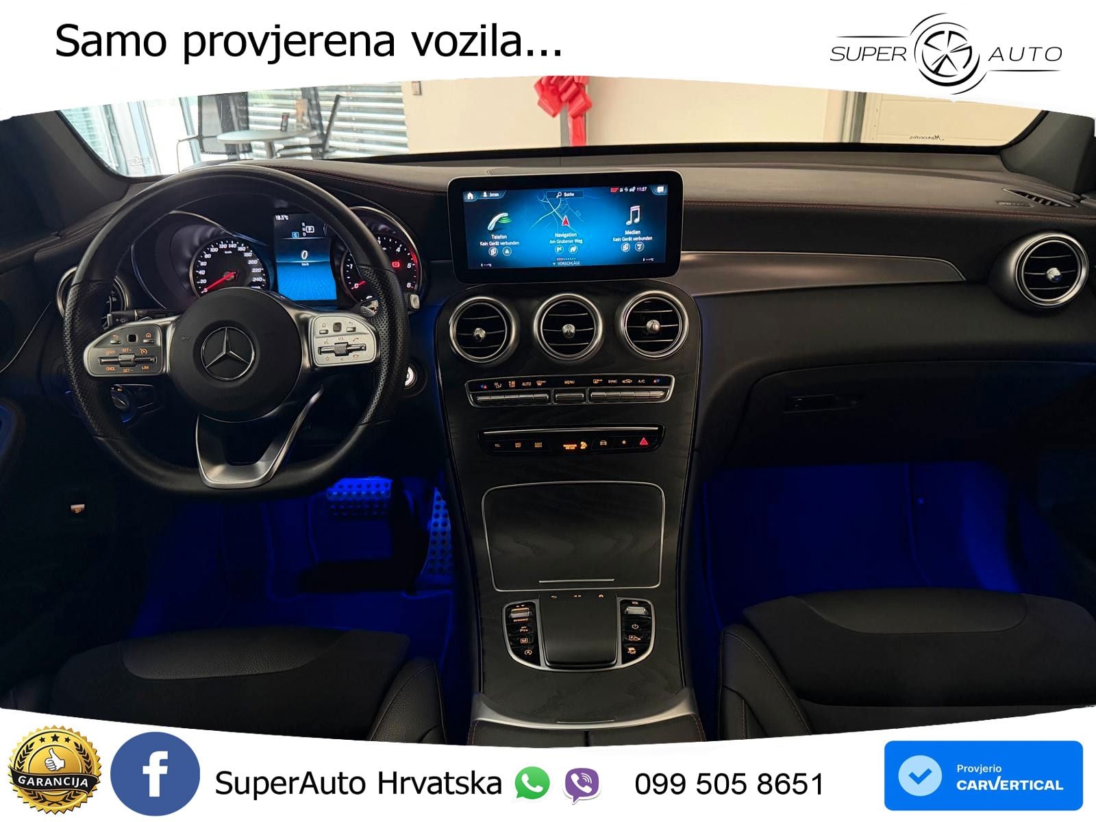 Mercedes GLC 220d (194 KS) 4MATIC G-TRONIC AMG LED+GR SJED+ACC