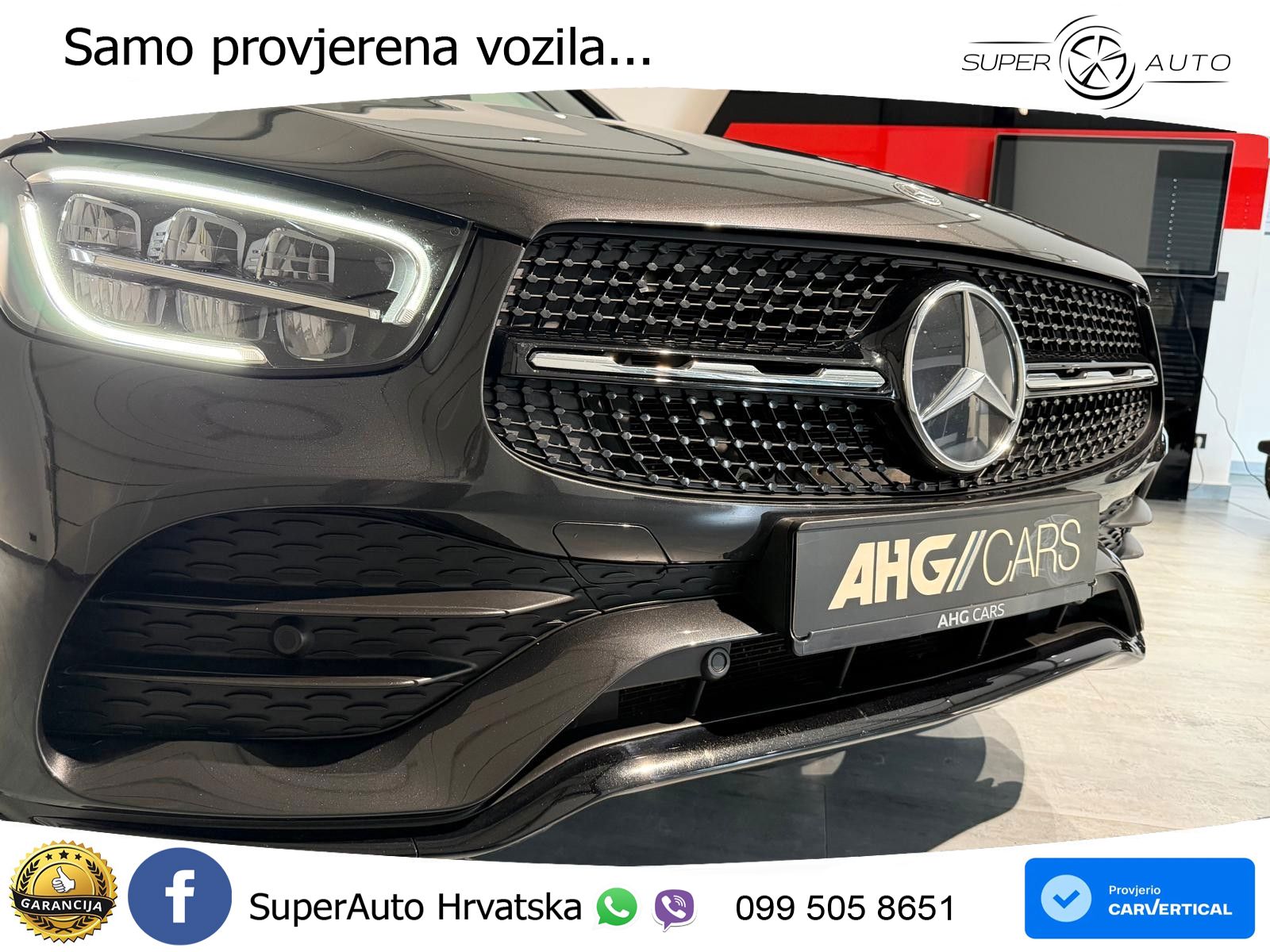 Mercedes GLC 220d (194 KS) 4MATIC G-TRONIC AMG LED+GR SJED+ACC