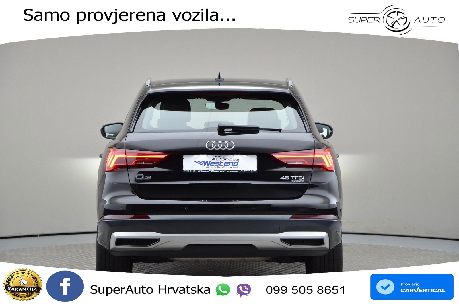 Audi Q3 45 TFSI (245 KS) quattro S tronic advanced LED+GR SJED+ACC