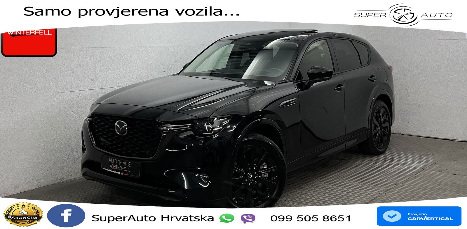 Mazda CX-60 2.5 e-Skyactiv (328 KS) AWD Automatic ACC+HEAD+4xGR SJED+360+PANO