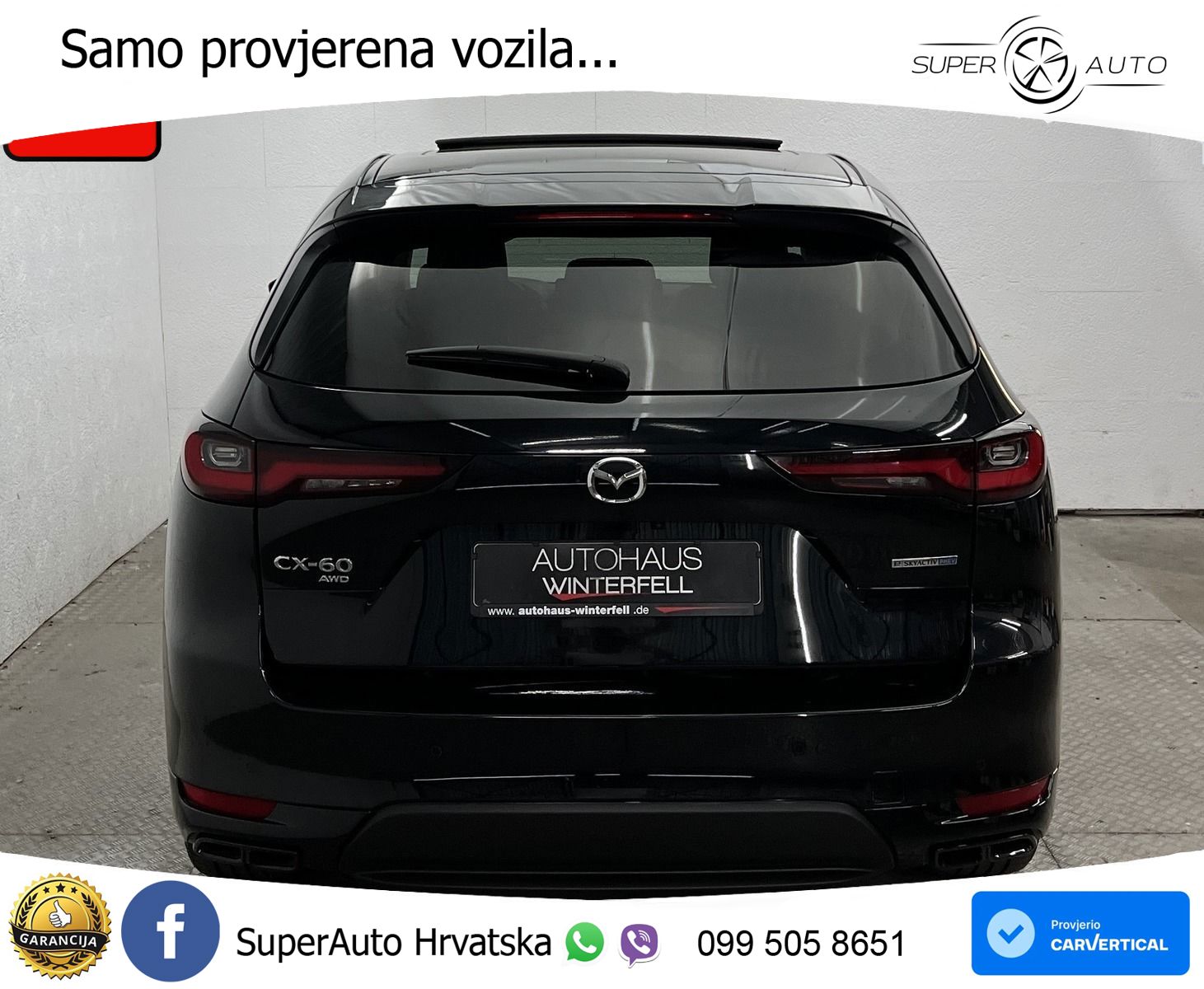 Mazda CX-60 2.5 e-Skyactiv (328 KS) AWD Automatic ACC+HEAD+4xGR SJED+360+PANO