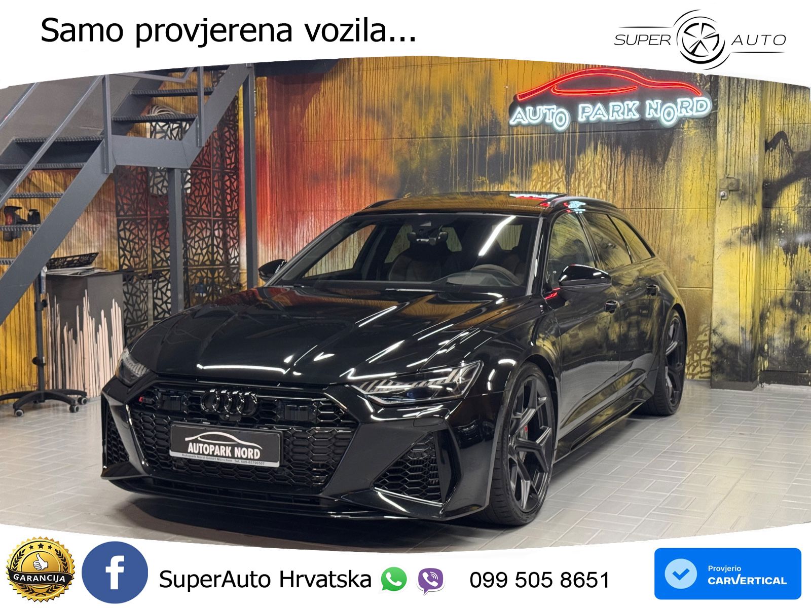 Audi RS6 Avant 4.0 TFSI V8 performance (630 KS)  quattro tiptronic