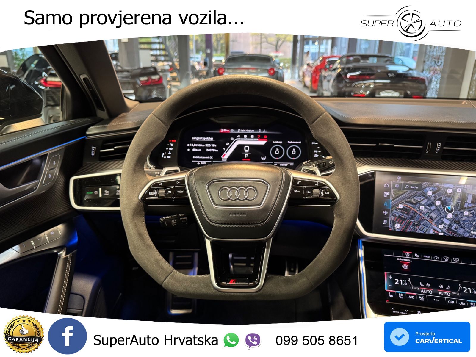 Audi RS6 Avant 4.0 TFSI V8 performance (630 KS)  quattro tiptronic