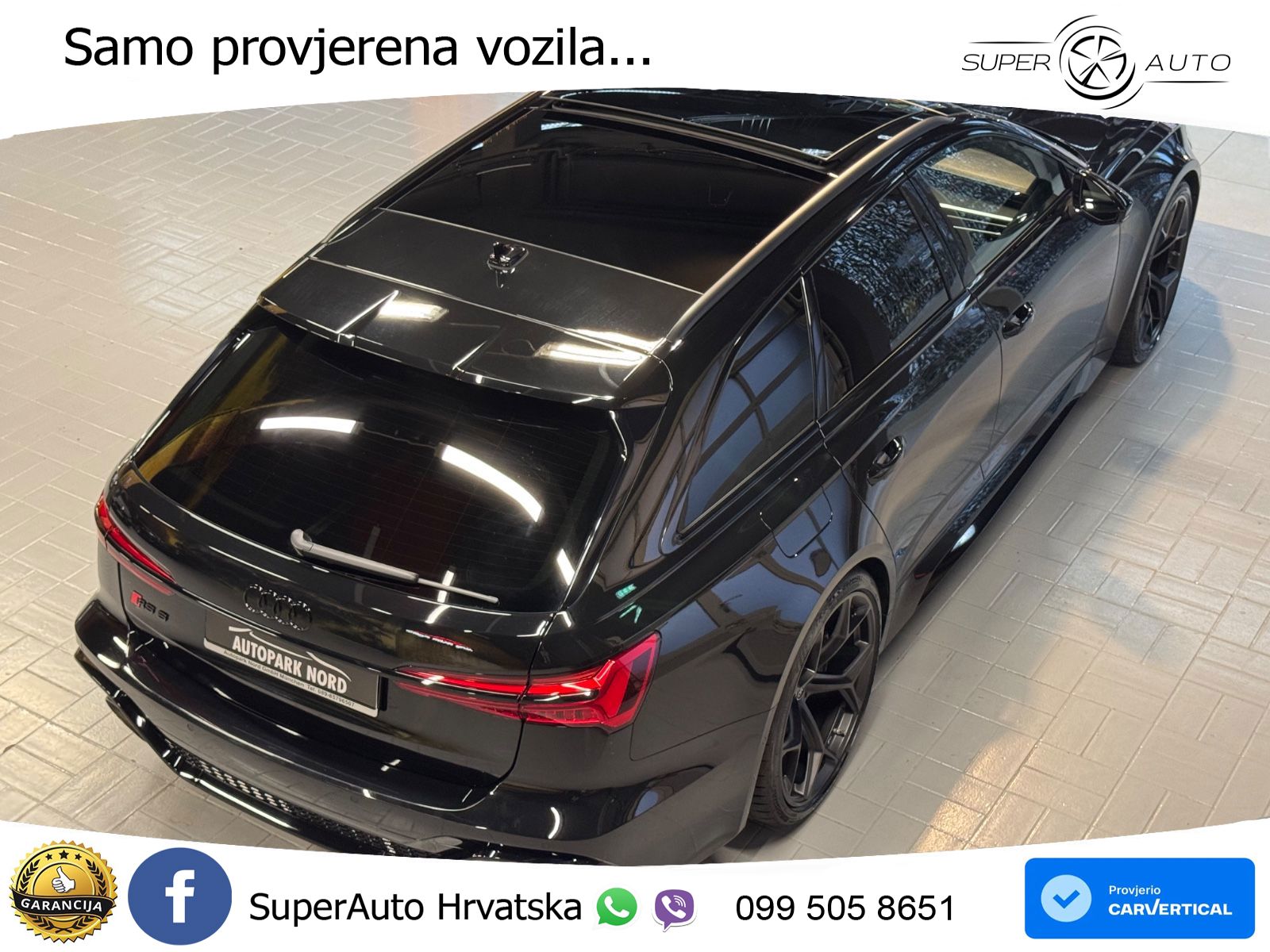 Audi RS6 Avant 4.0 TFSI V8 performance (630 KS)  quattro tiptronic