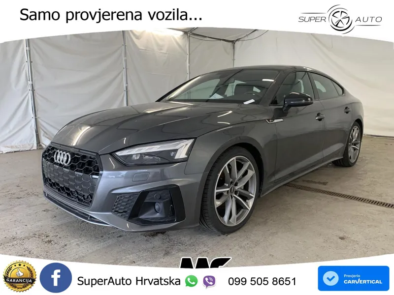 Audi A5 Sportback  40 TFSI (204 KS) S tronic S line MATRIX+GR SJED+KAM